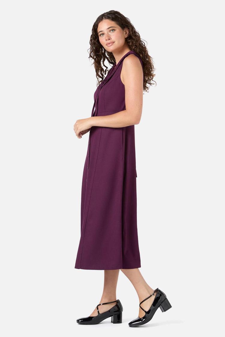 Dorothy Collared Midi Dress Product Image