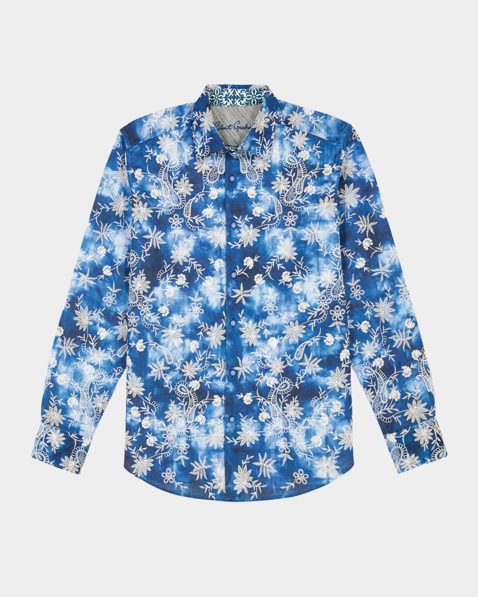 Mens Superior Floral Paisley Sport Shirt Product Image