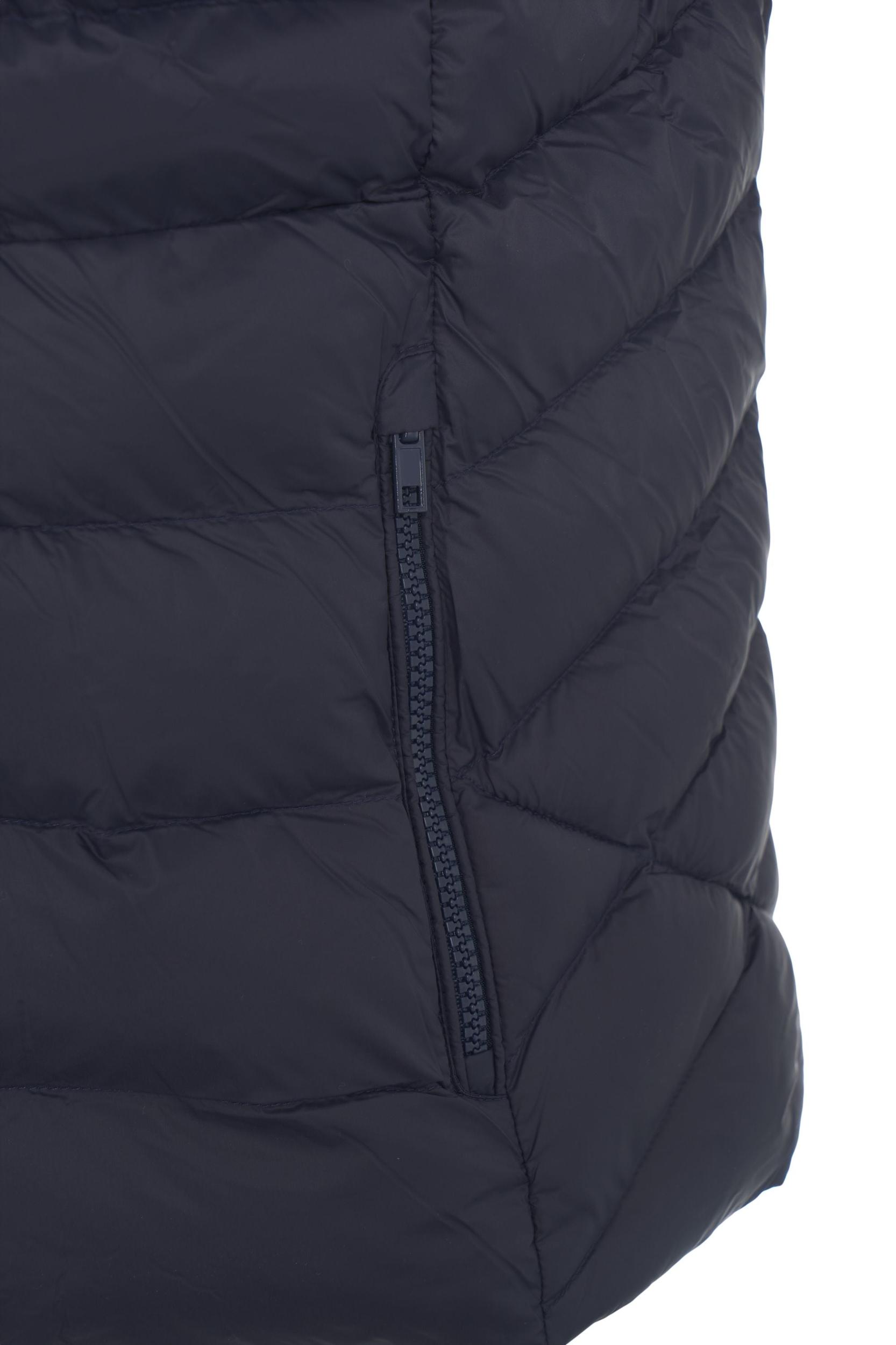 Quilted vest with hood Product Image