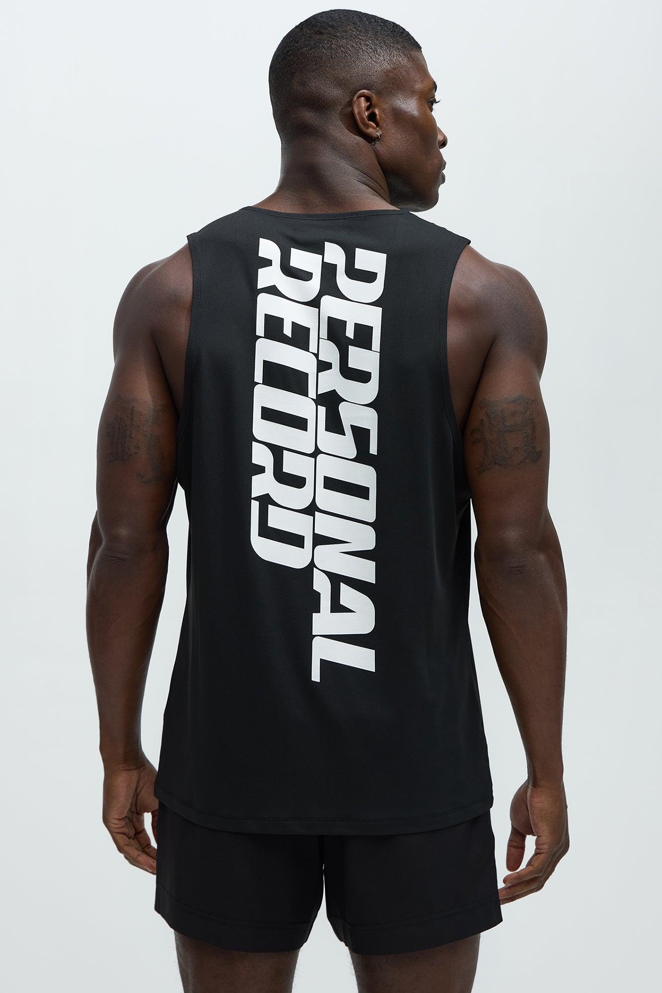 Personal Record Active Tank Top - Black Product Image
