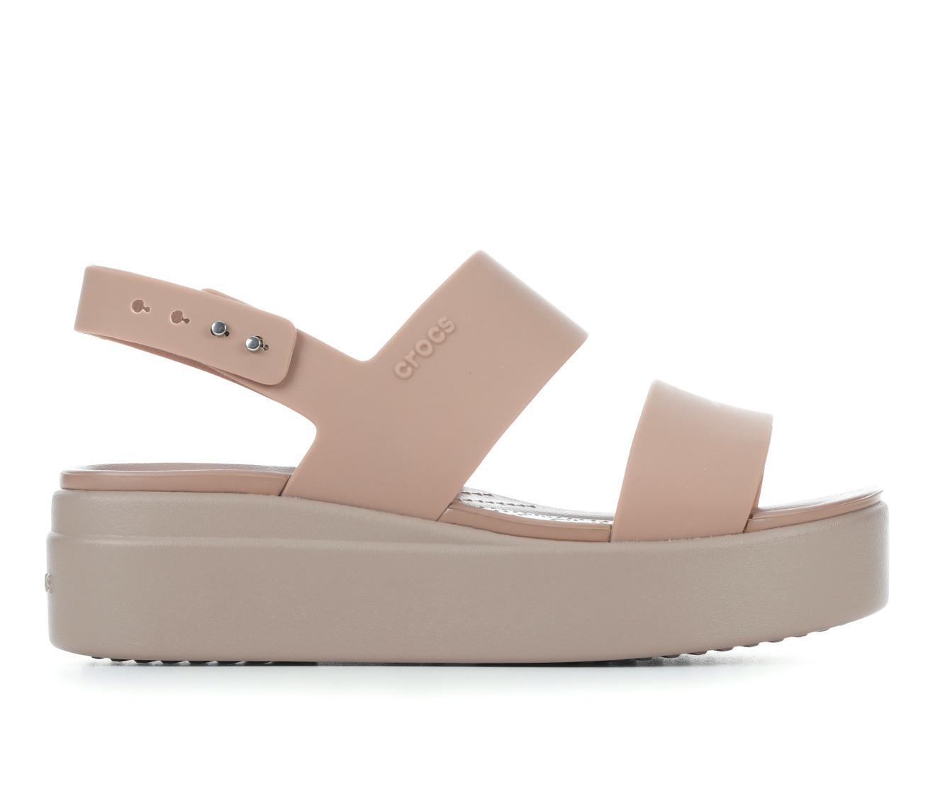 Women's Crocs Brooklyn Low Wedge Sandals Product Image