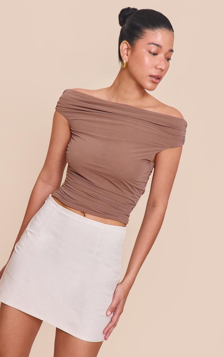 Natural Mini Skirt Product Image