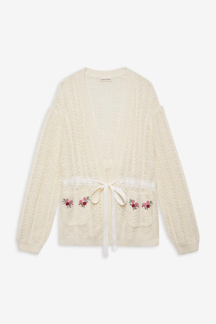 Nathalie Cardigan — White Product Image