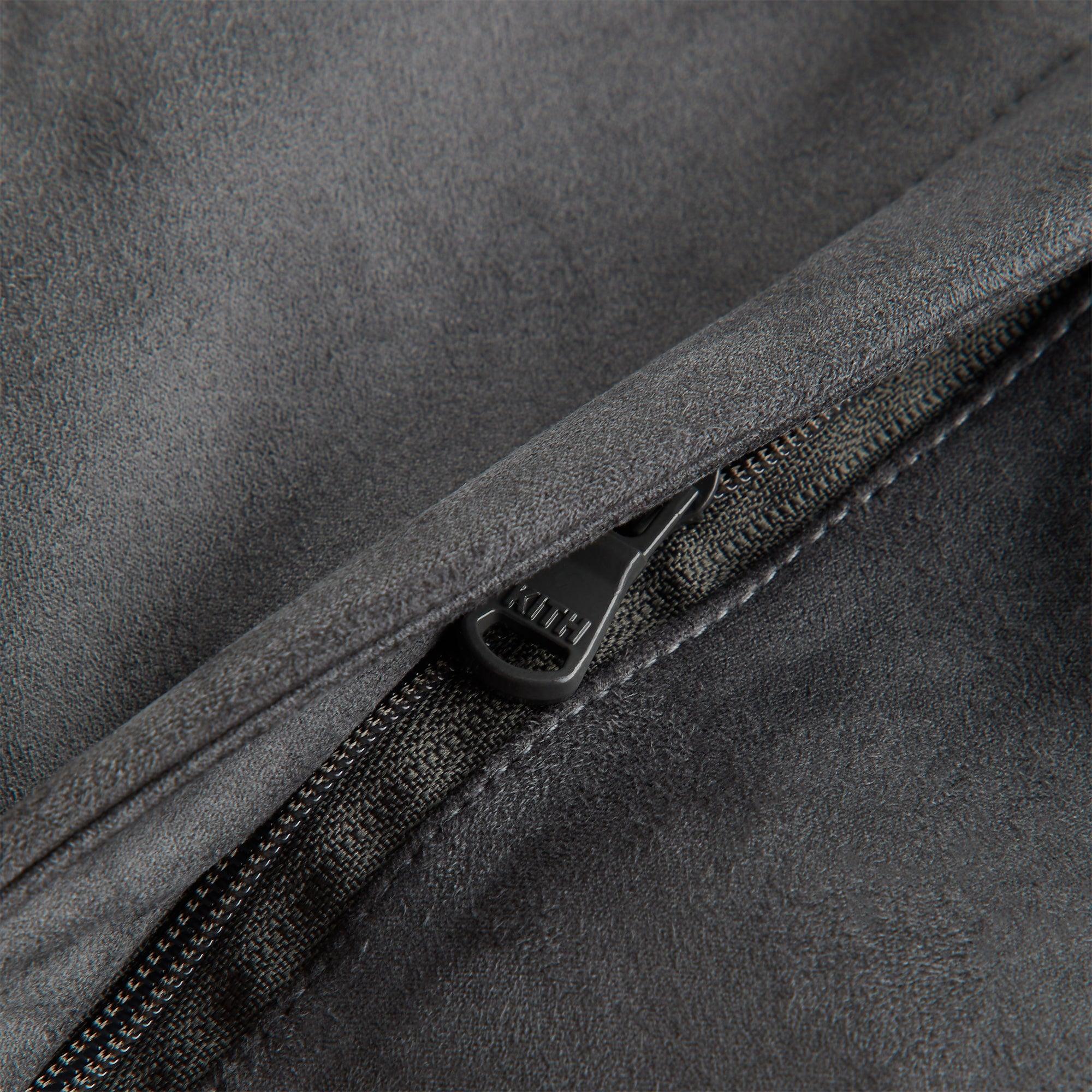 Kith Women Nylas Microsuede Zip Hooded Bomber - Asteroid Female Product Image