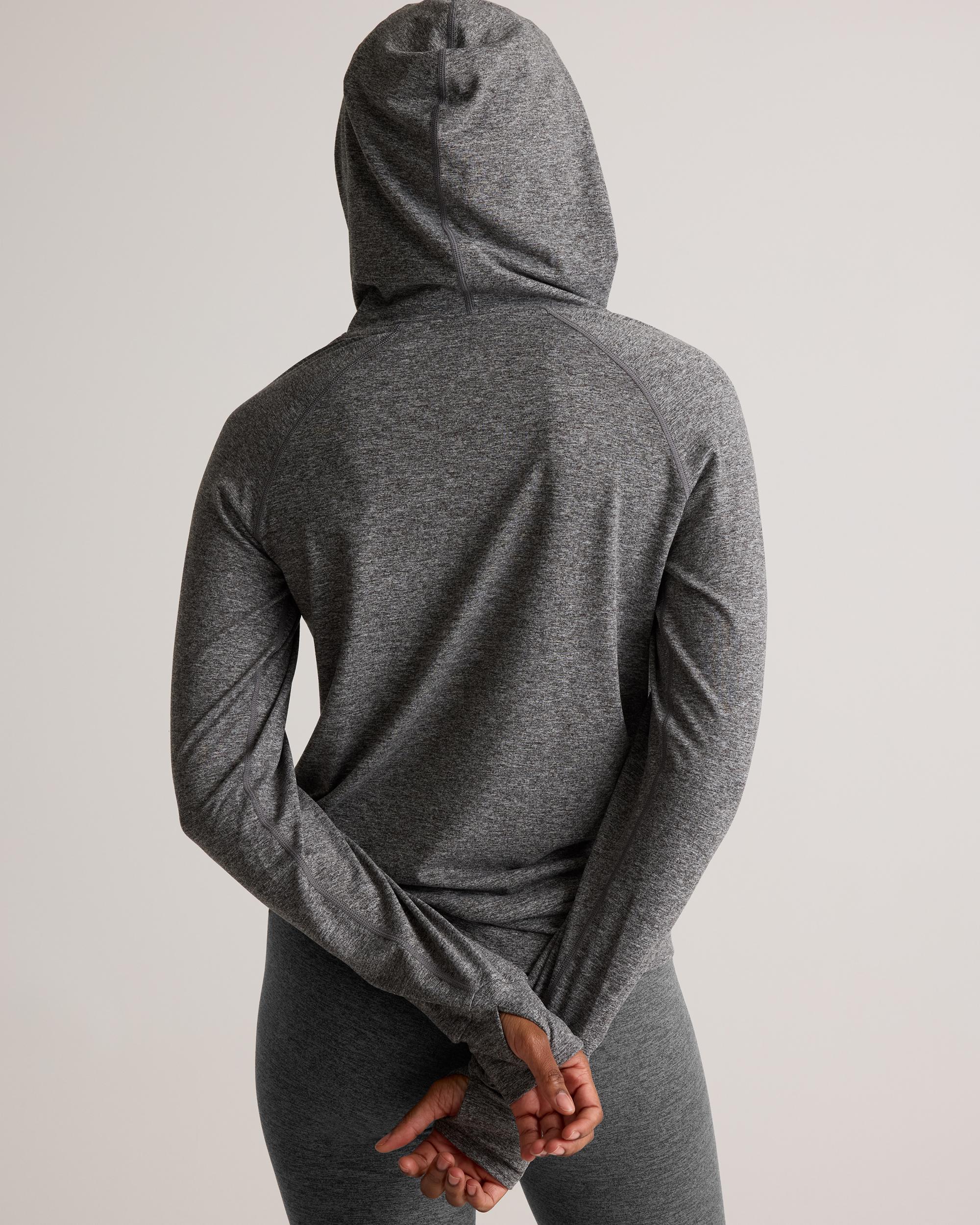 Quince | Women's Super Soft Performance Pullover Hoodie Flowknit Activewear, Recycled Polyester Product Image
