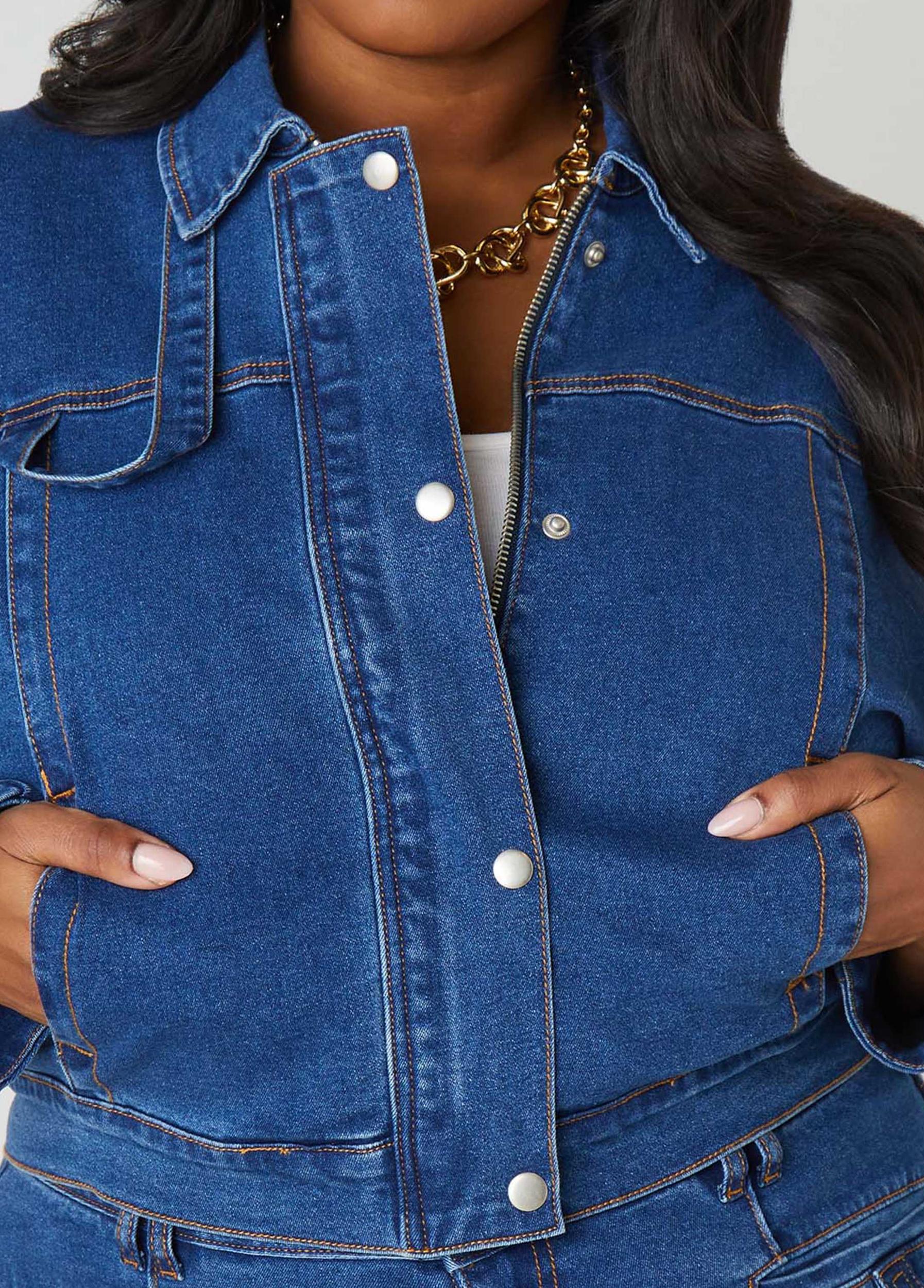 Denim Trucker Jacket Product Image