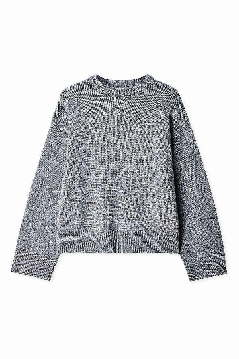 Wool V-detail Sweater Product Image