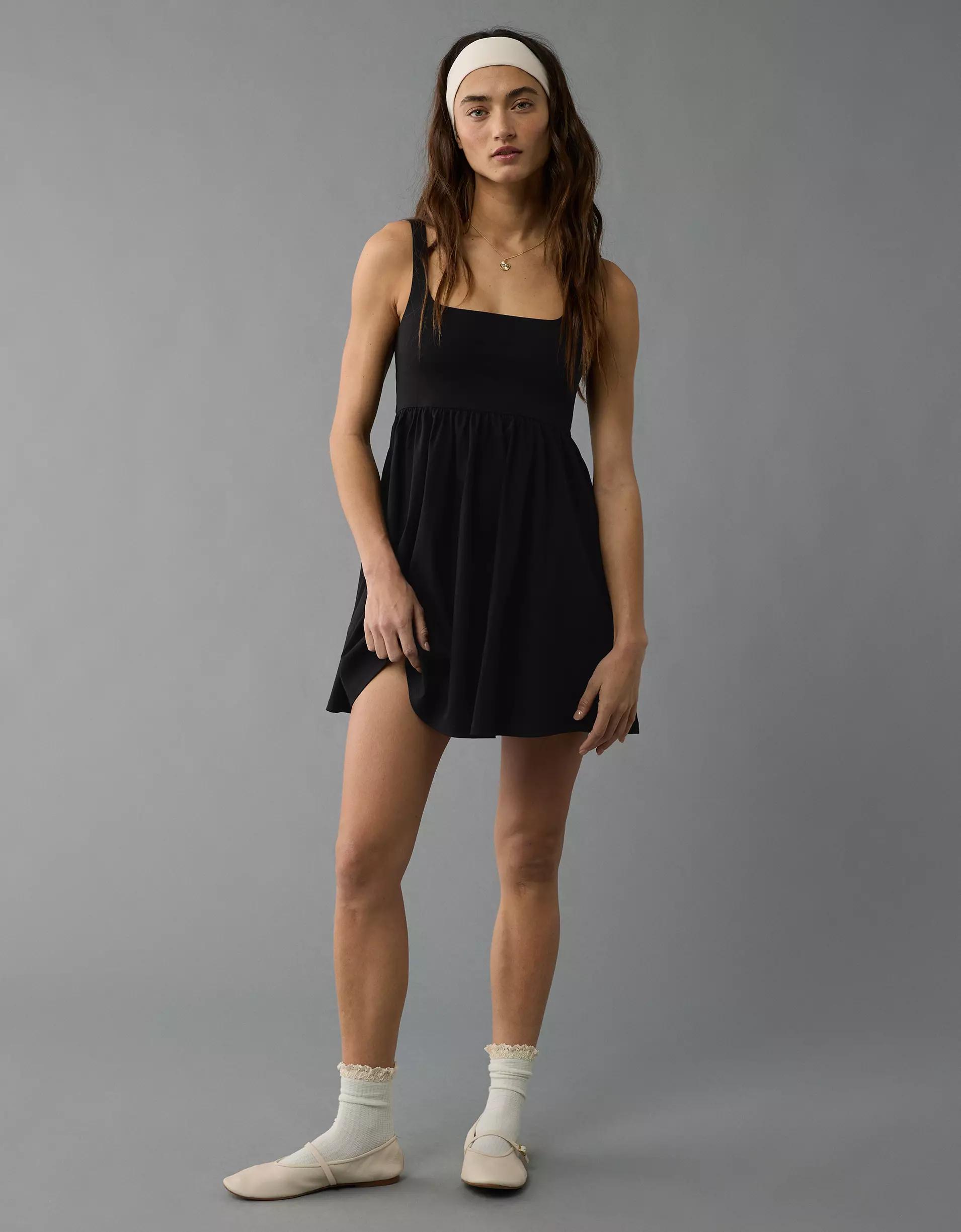 AE Knit Empire Waist Mini Dress Product Image