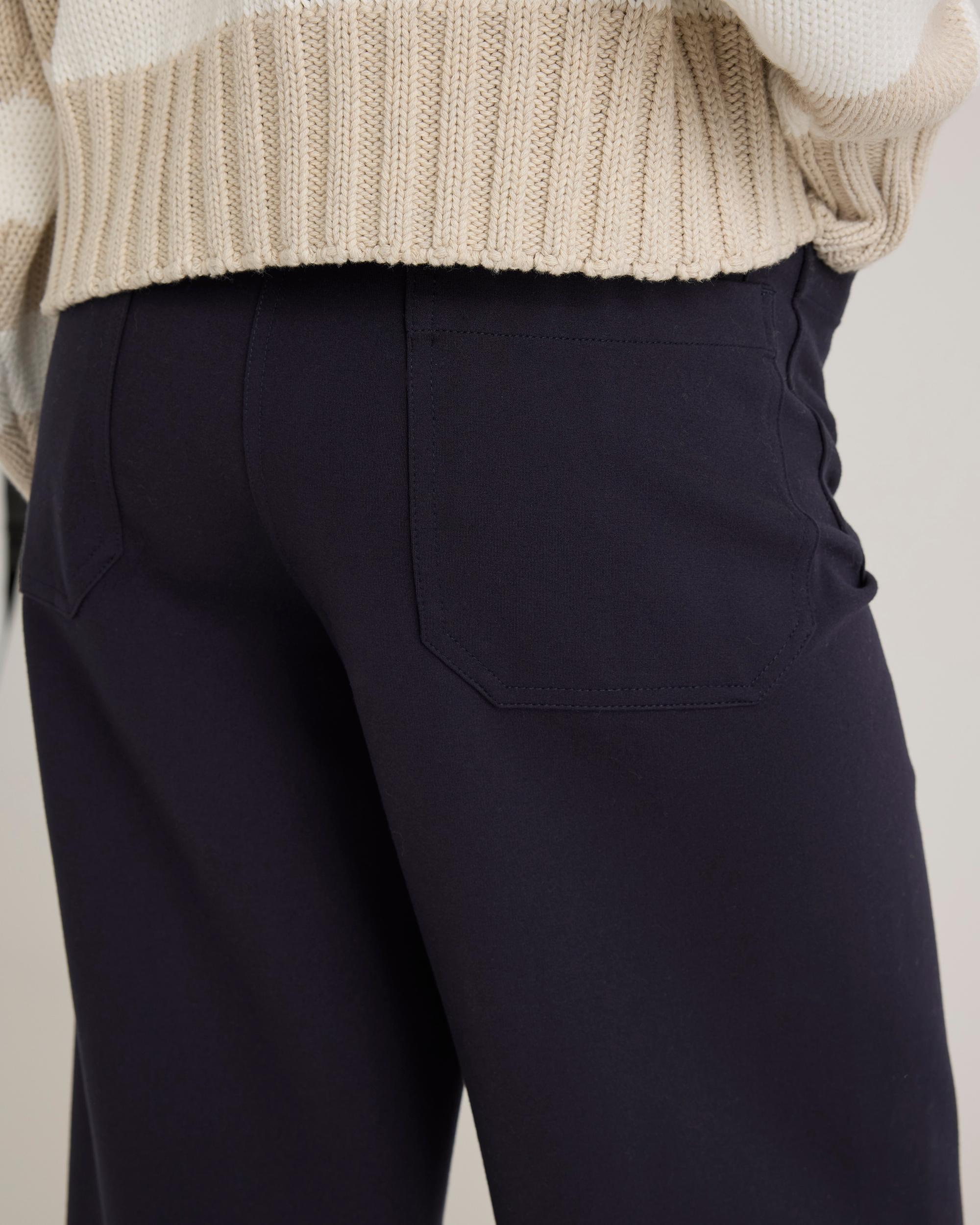 Quince | Women's Ultra-Stretch Ponte Cropped Wide Leg Pants Rayon Product Image