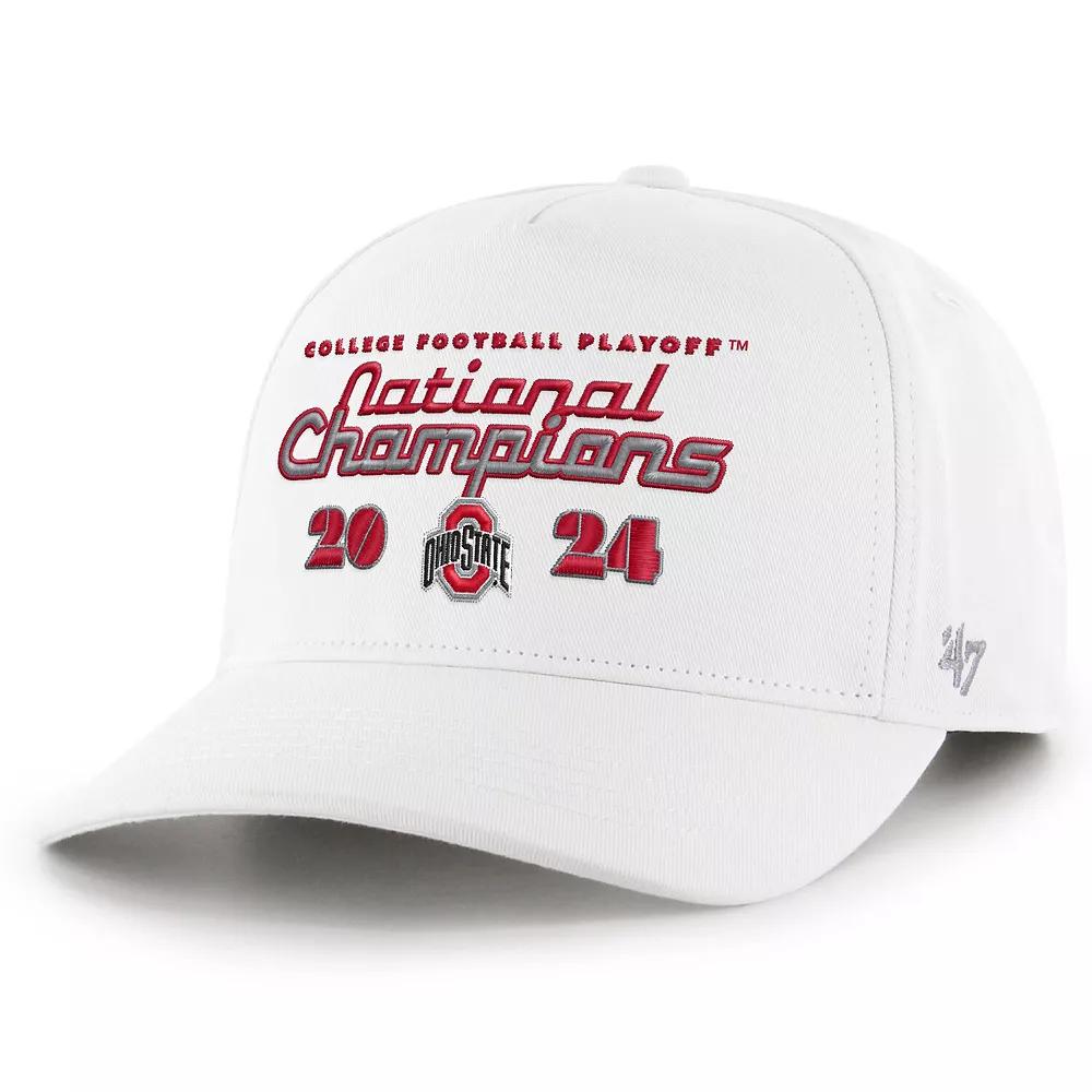 Mens 47 Ohio State Buckeyes College Football Playoff 2024 National Champions Script Hitch Adjustable Hat Product Image