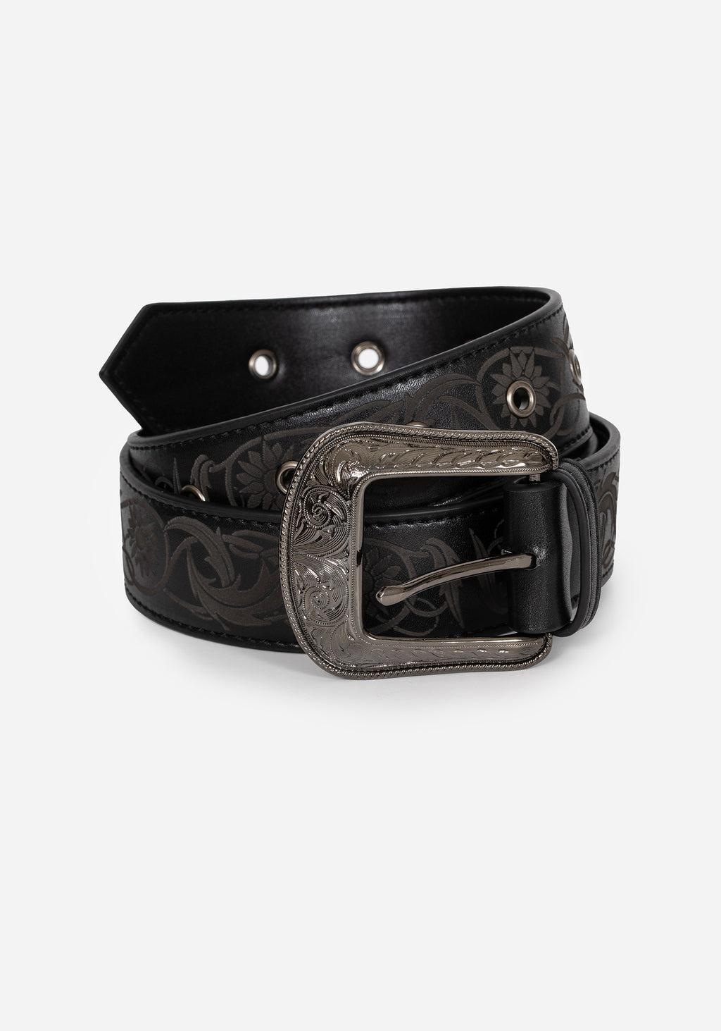 Illuminate Debossed Buckle Belt Product Image