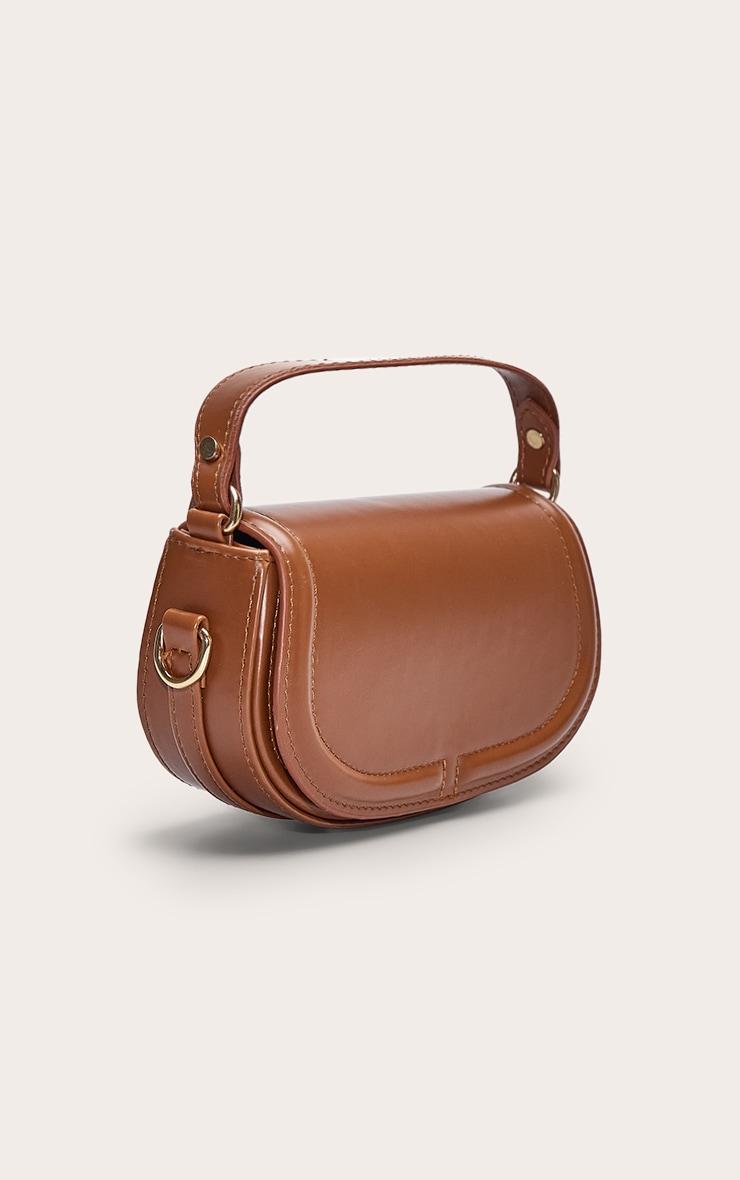 Tan Mini Round Cross Body Bag Product Image