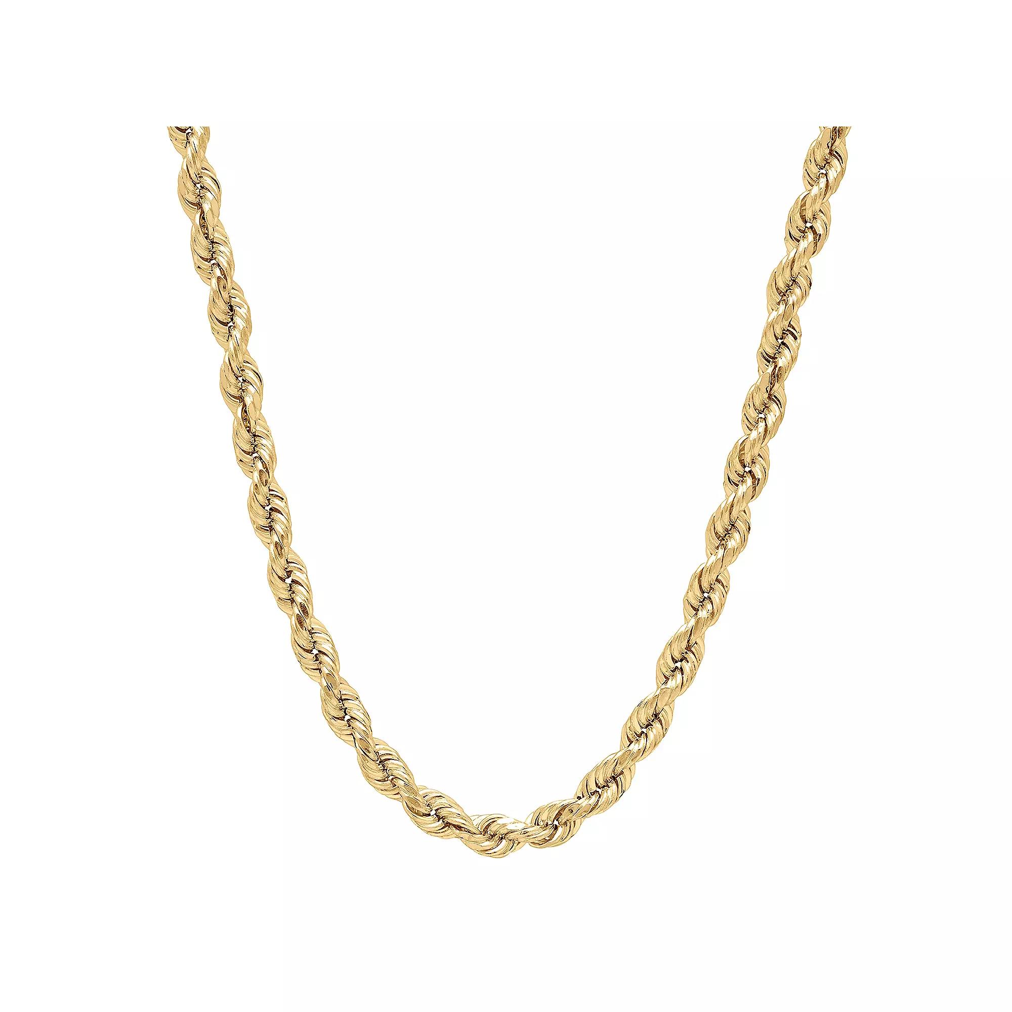 Everlasting Gold 14k Gold Rope Chain Necklace, Women's, Size: 24" Product Image