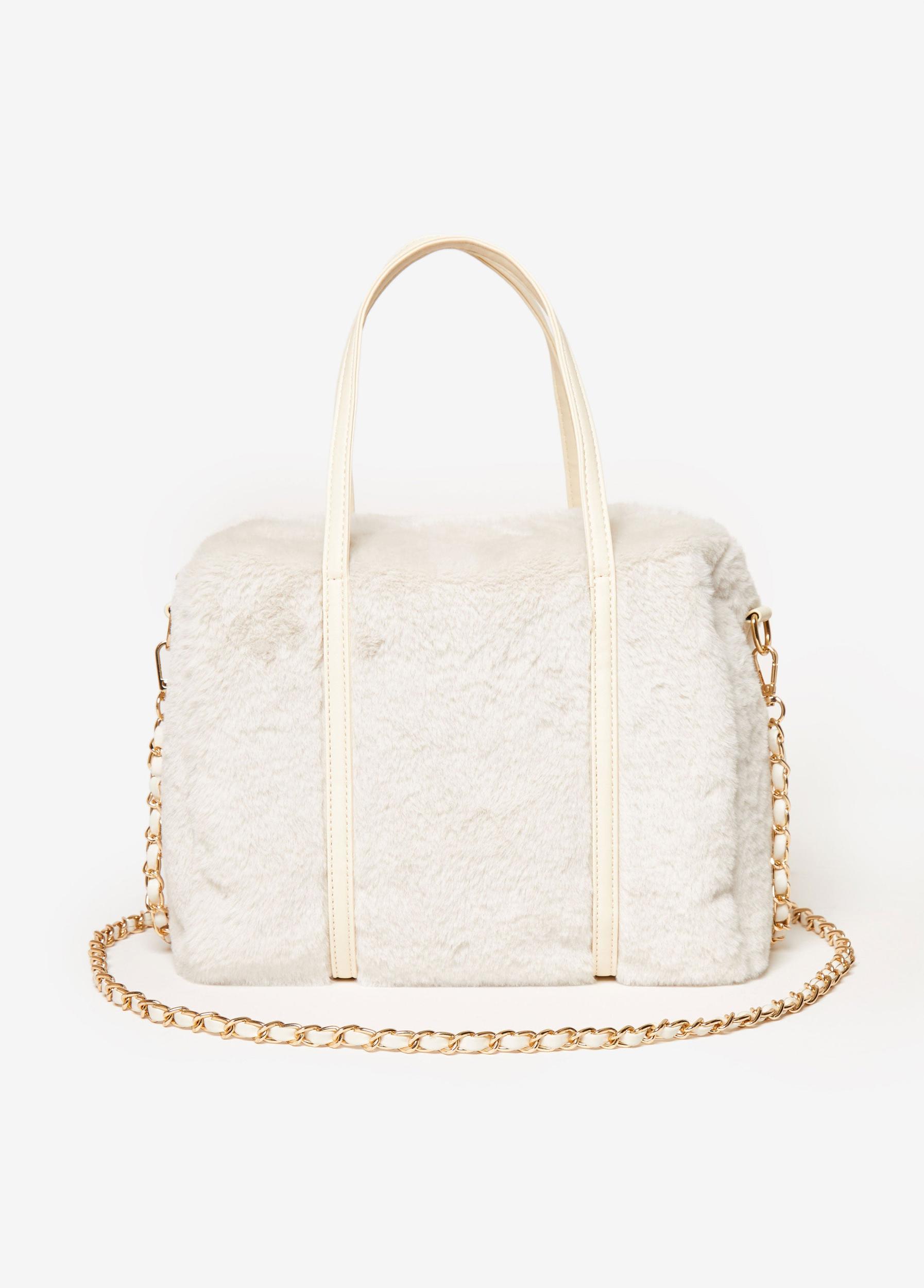 Faux Fur Satchel Product Image