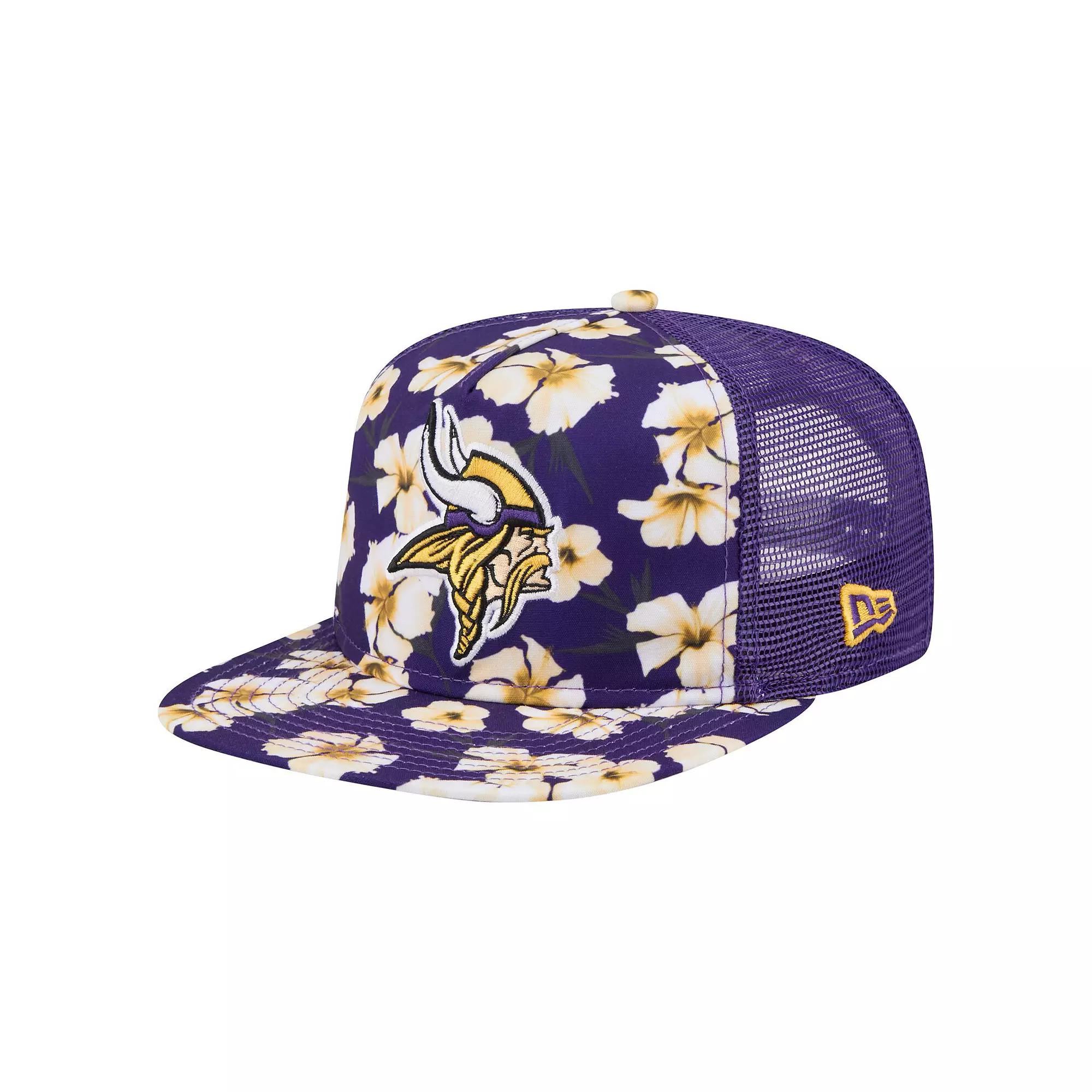 Mens New Era Minnesota Vikings Adventure Pattern Golfer Snapback Hat Product Image