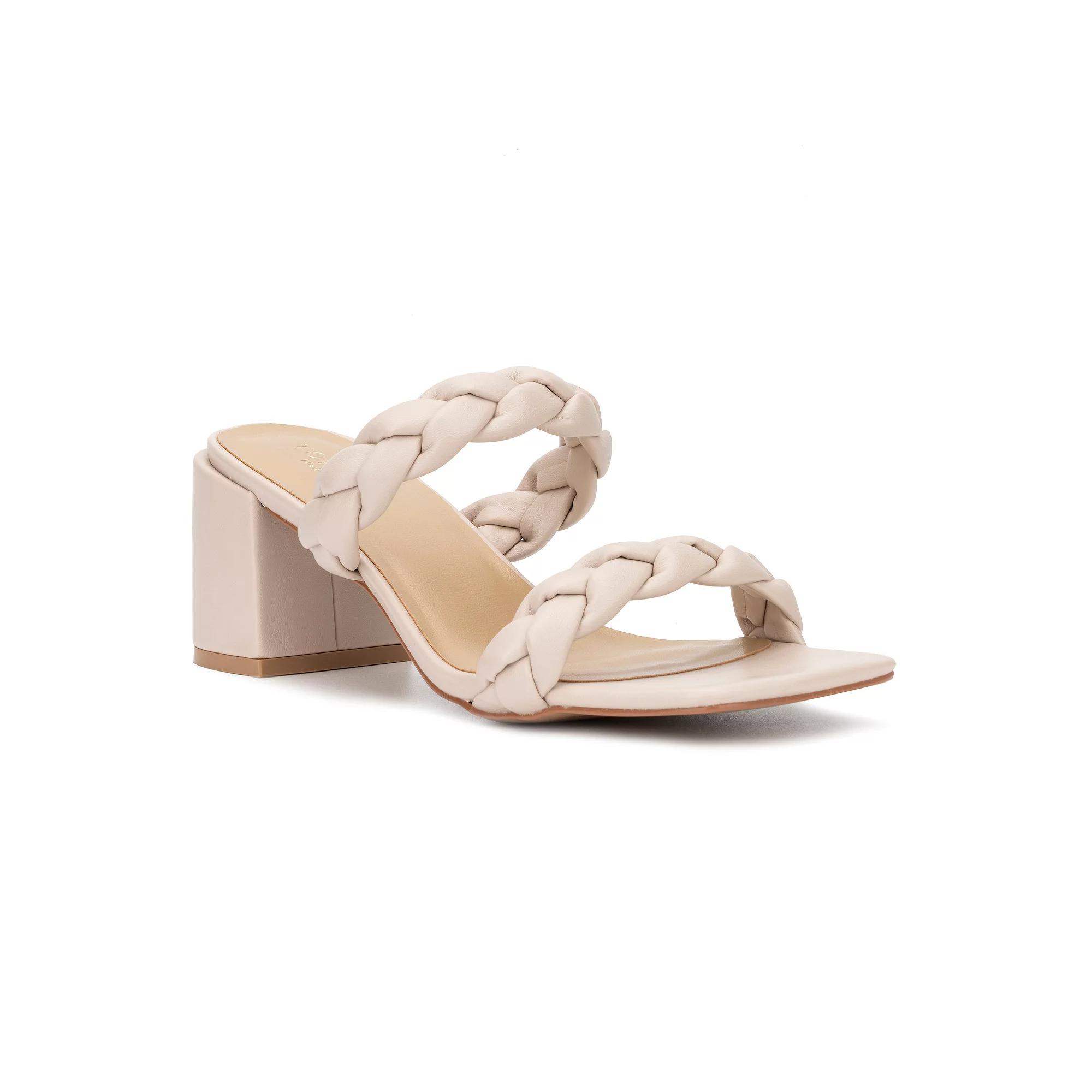 Torgeis Plumeria Women's Heeled Dress Sandals, Size: 11, Beige Product Image