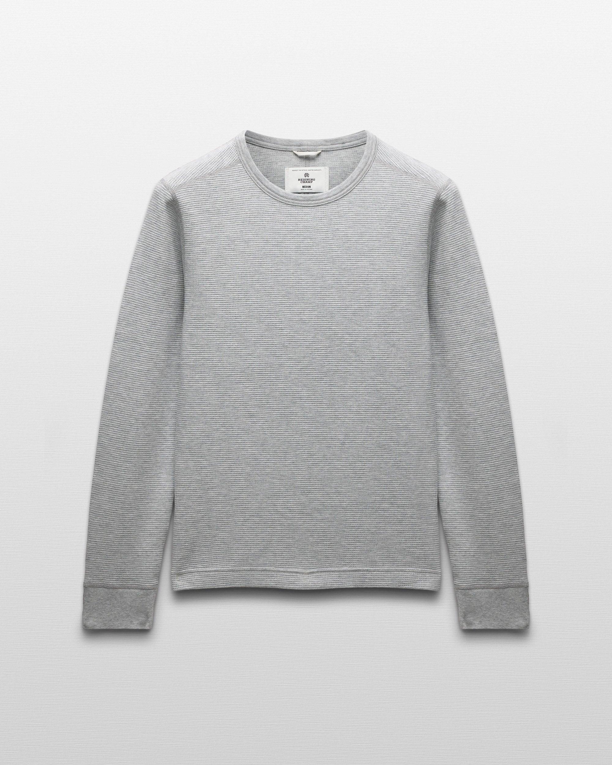 Lightweight Waffle Standard Long Sleeve Male Product Image