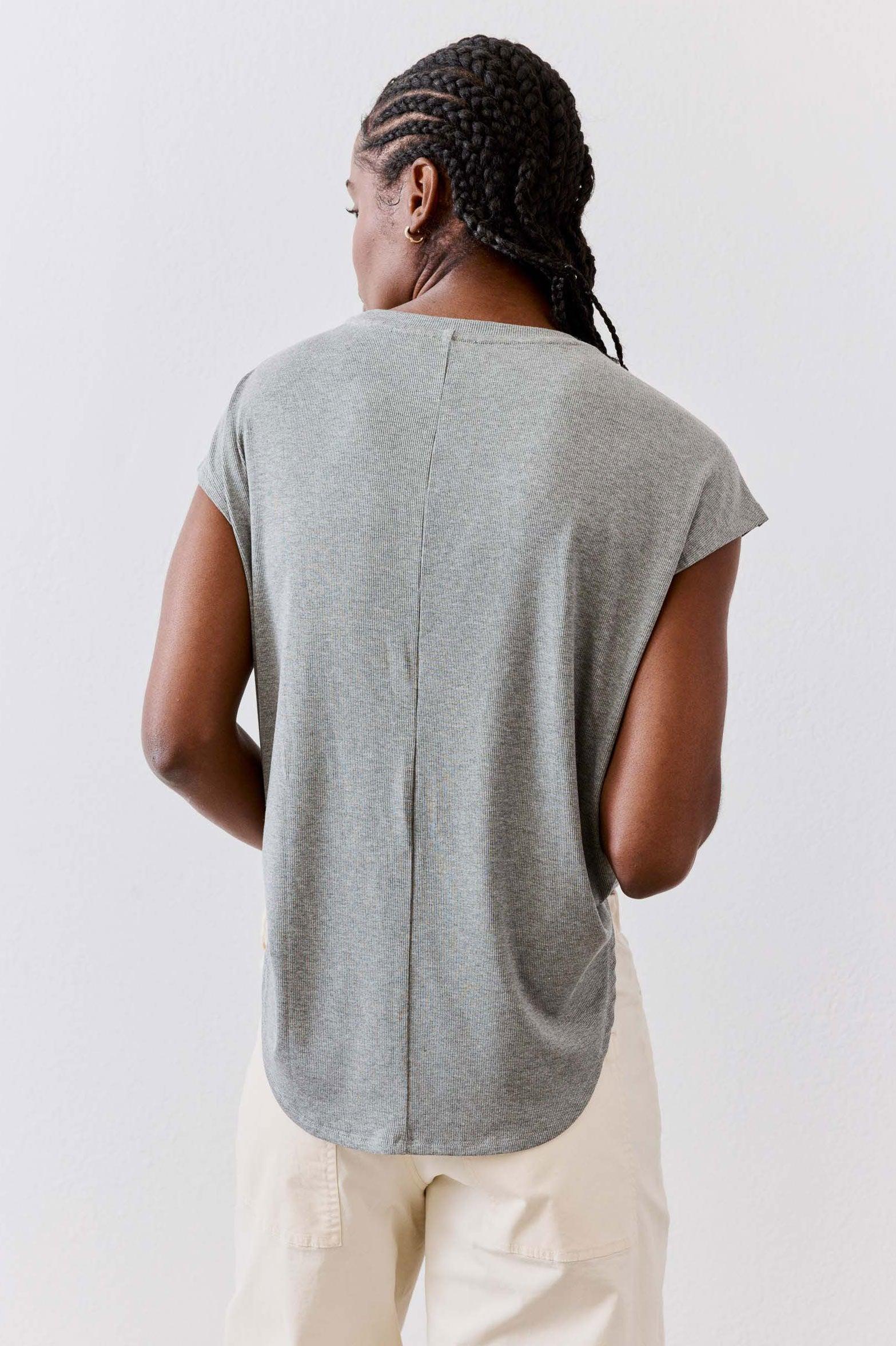 The Ribbed Tuck-In Tee Product Image