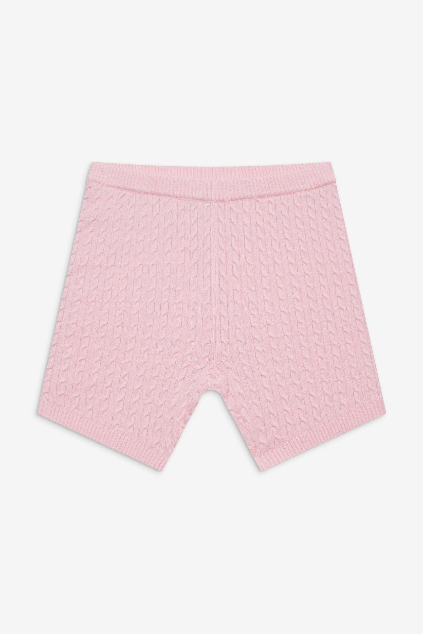 Ariel Knit Shorts - Cozy Pink Product Image