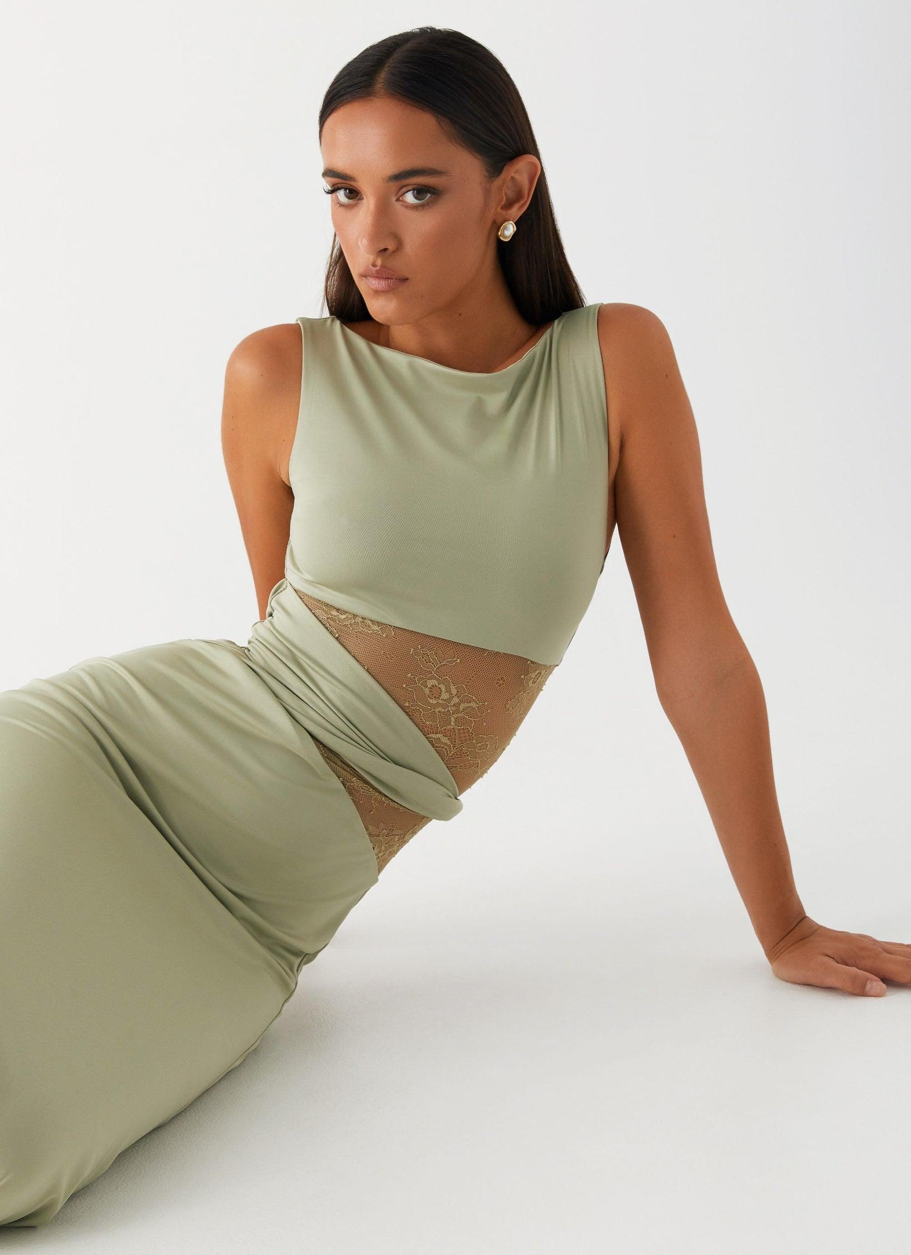 Karma Maxi Dress - Sage Product Image