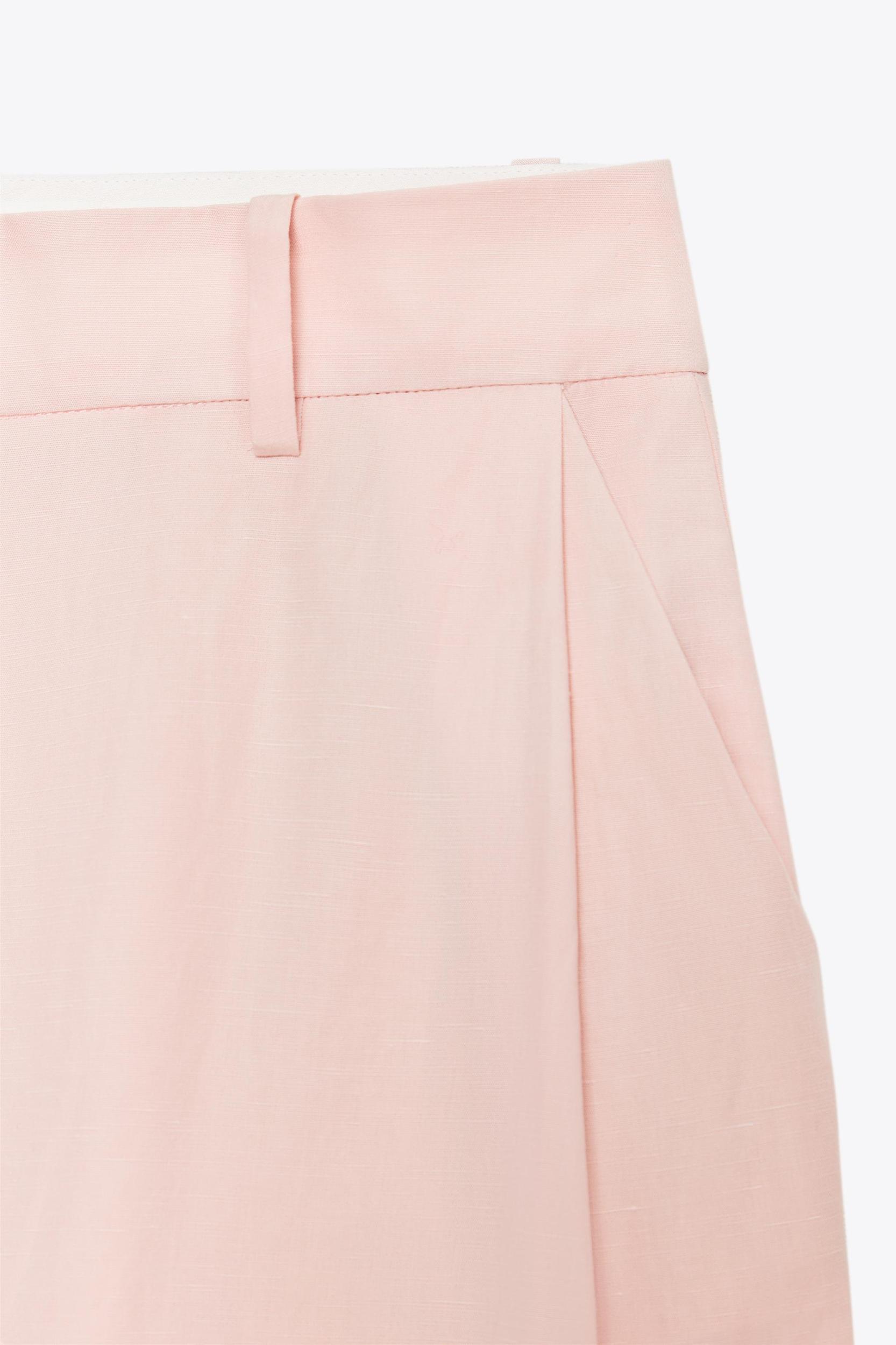 PLEATED WIDE LEG PANTS Product Image