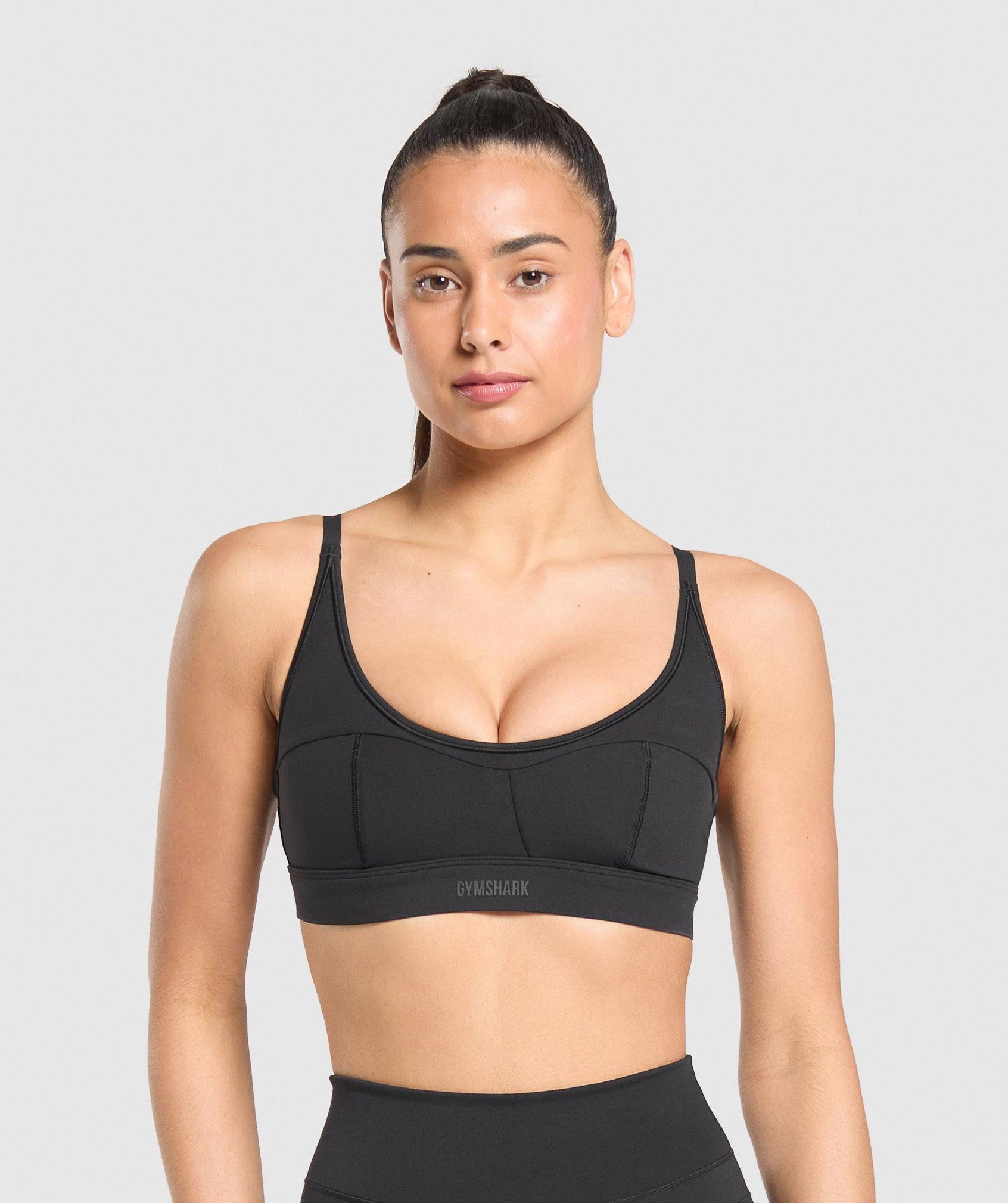 Gymshark Superset Sports Bra - Black Female Product Image