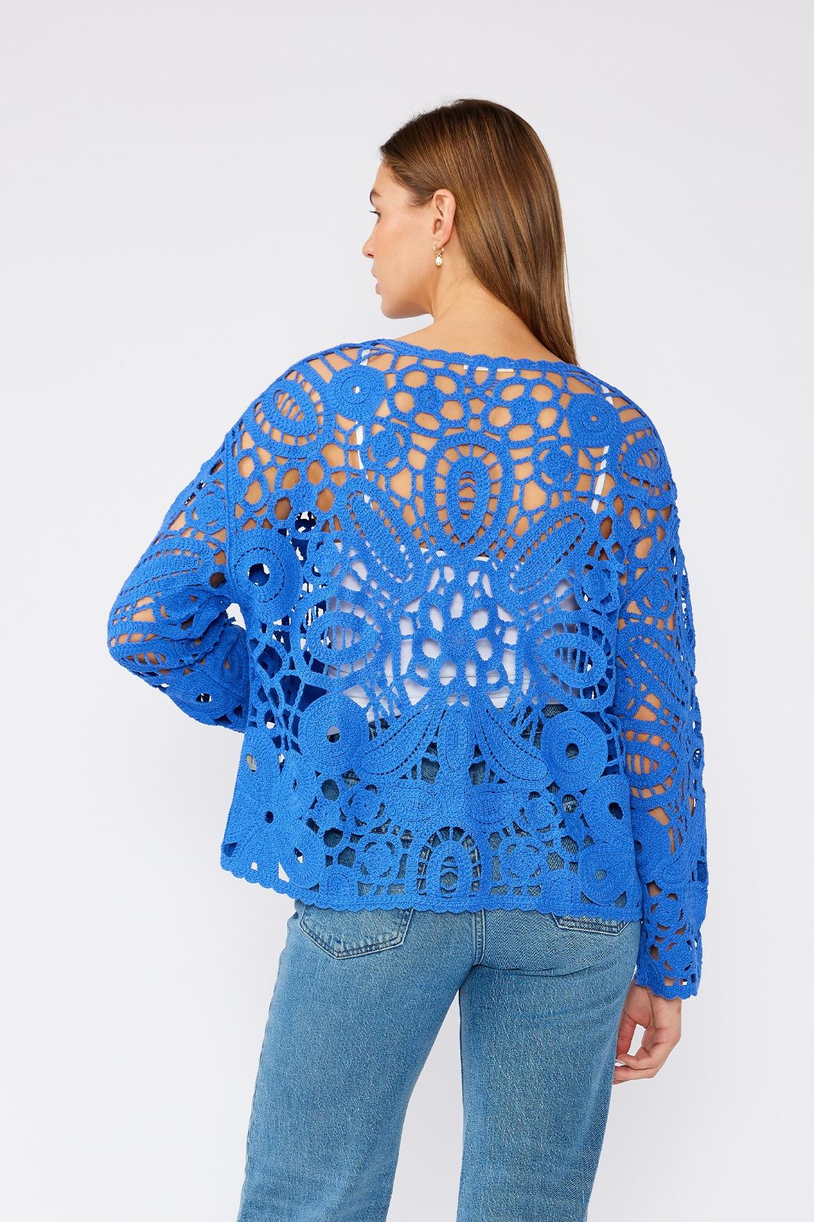 Crochet Wrap Top Product Image