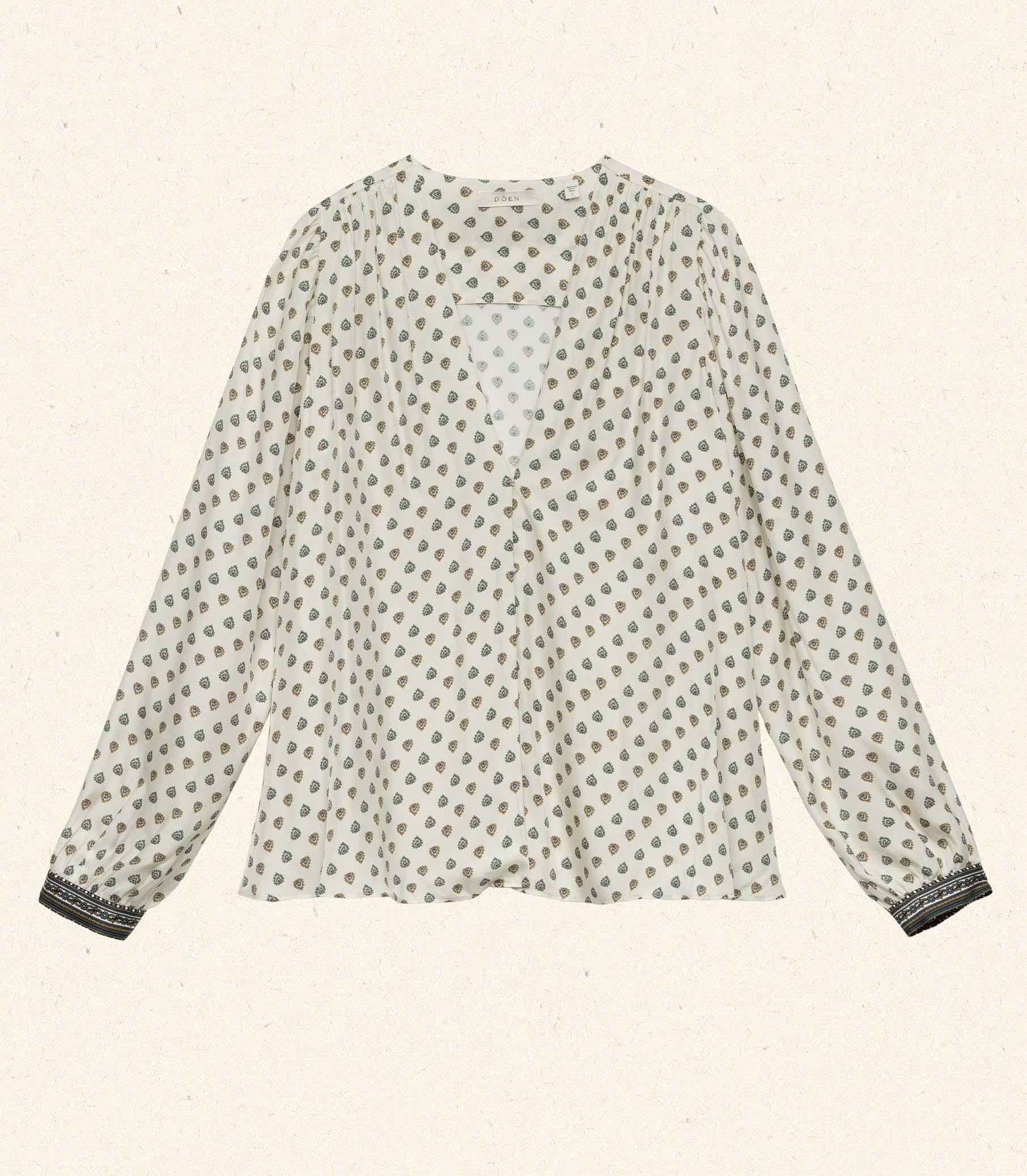 CANDACE TOP -- RIVIERA FOULARD Product Image