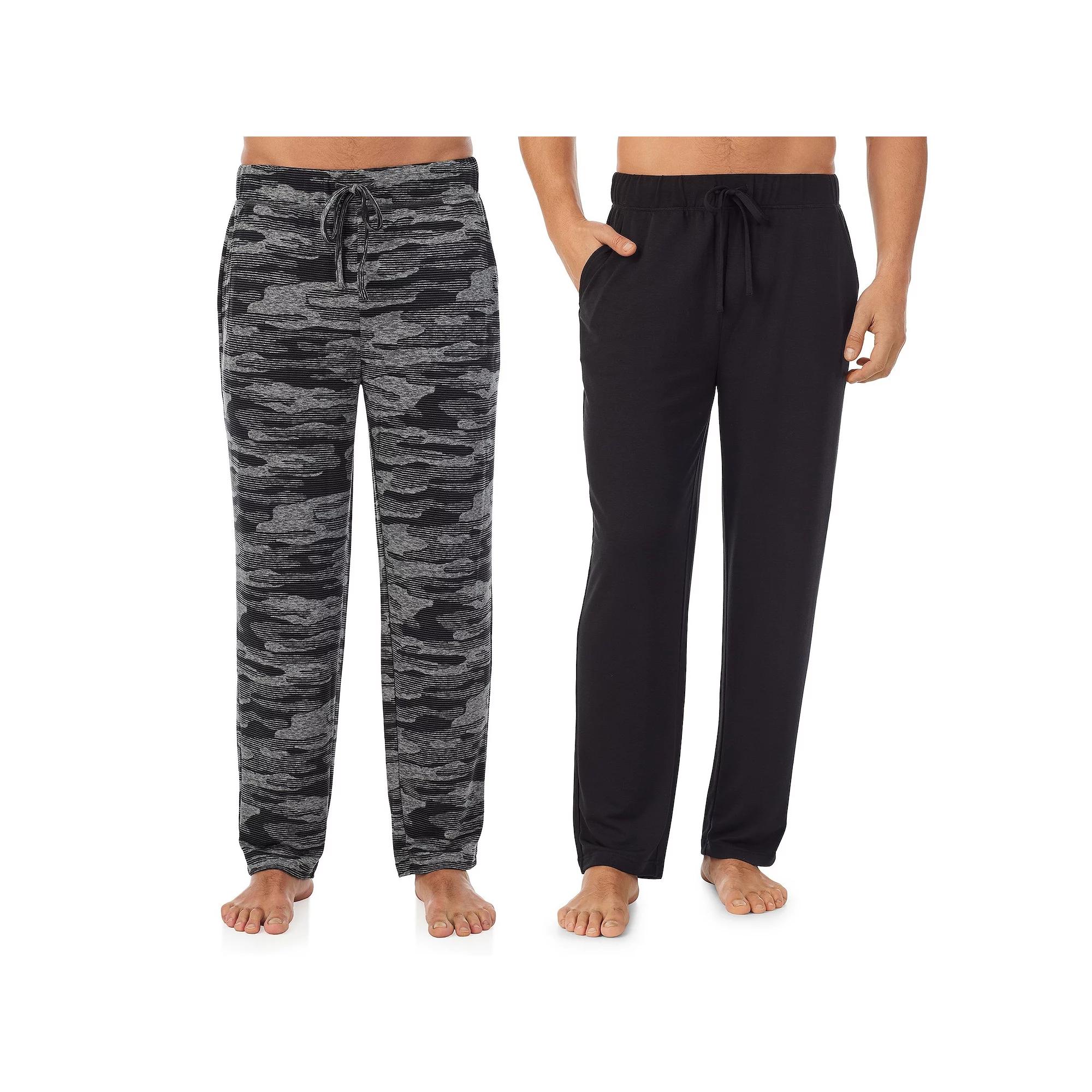 Men's Cuddl Duds® 2-Pack French Terry Pajama Pants,  Product Image