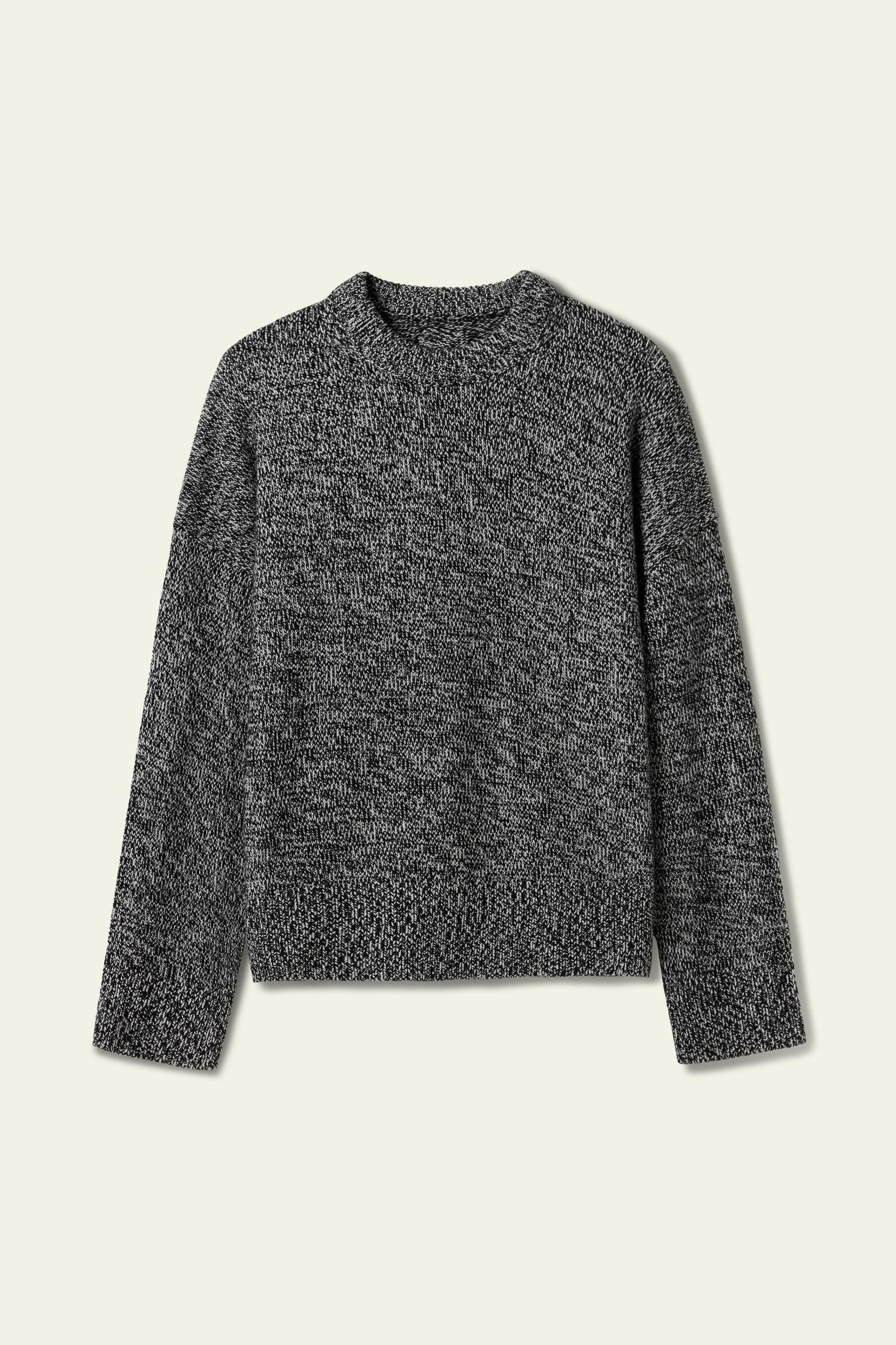 Oversized Crewneck Wool-Cashmere Sweater Product Image