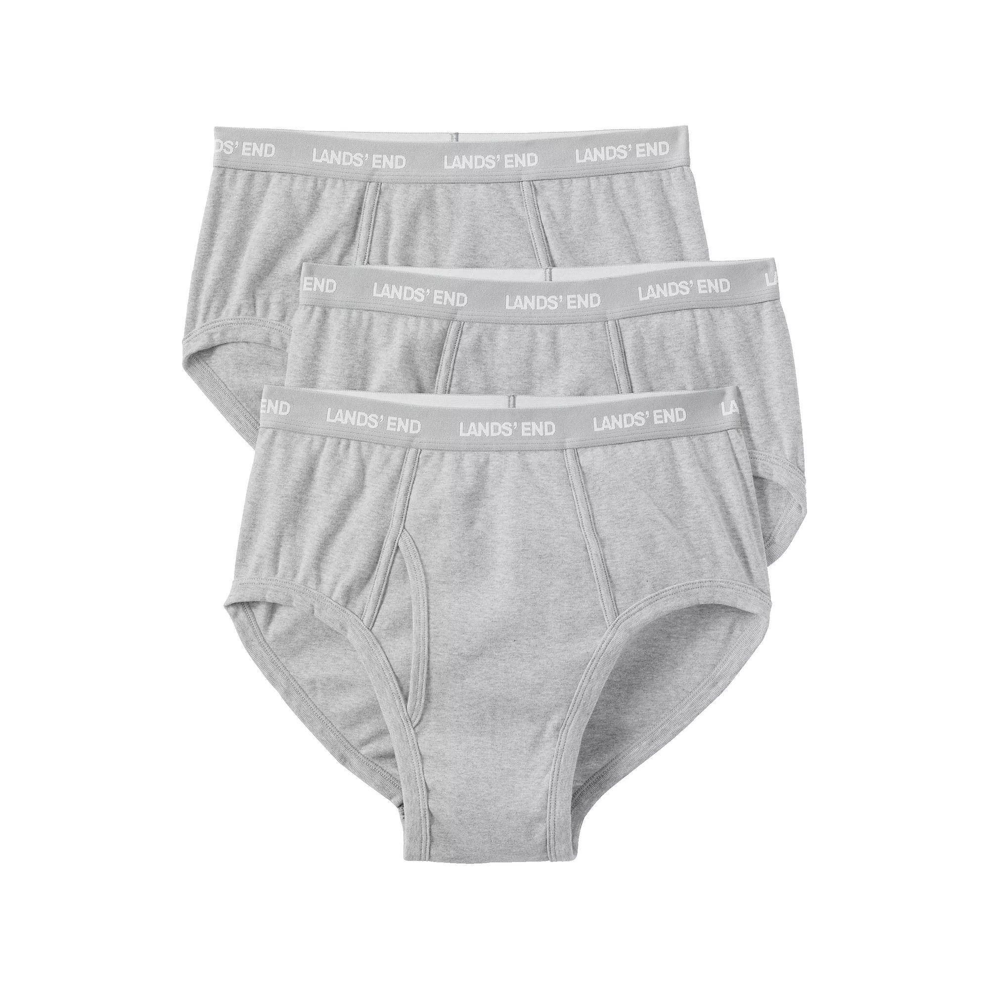 Men's Lands' End 3-Pack Knit Briefs,  Product Image