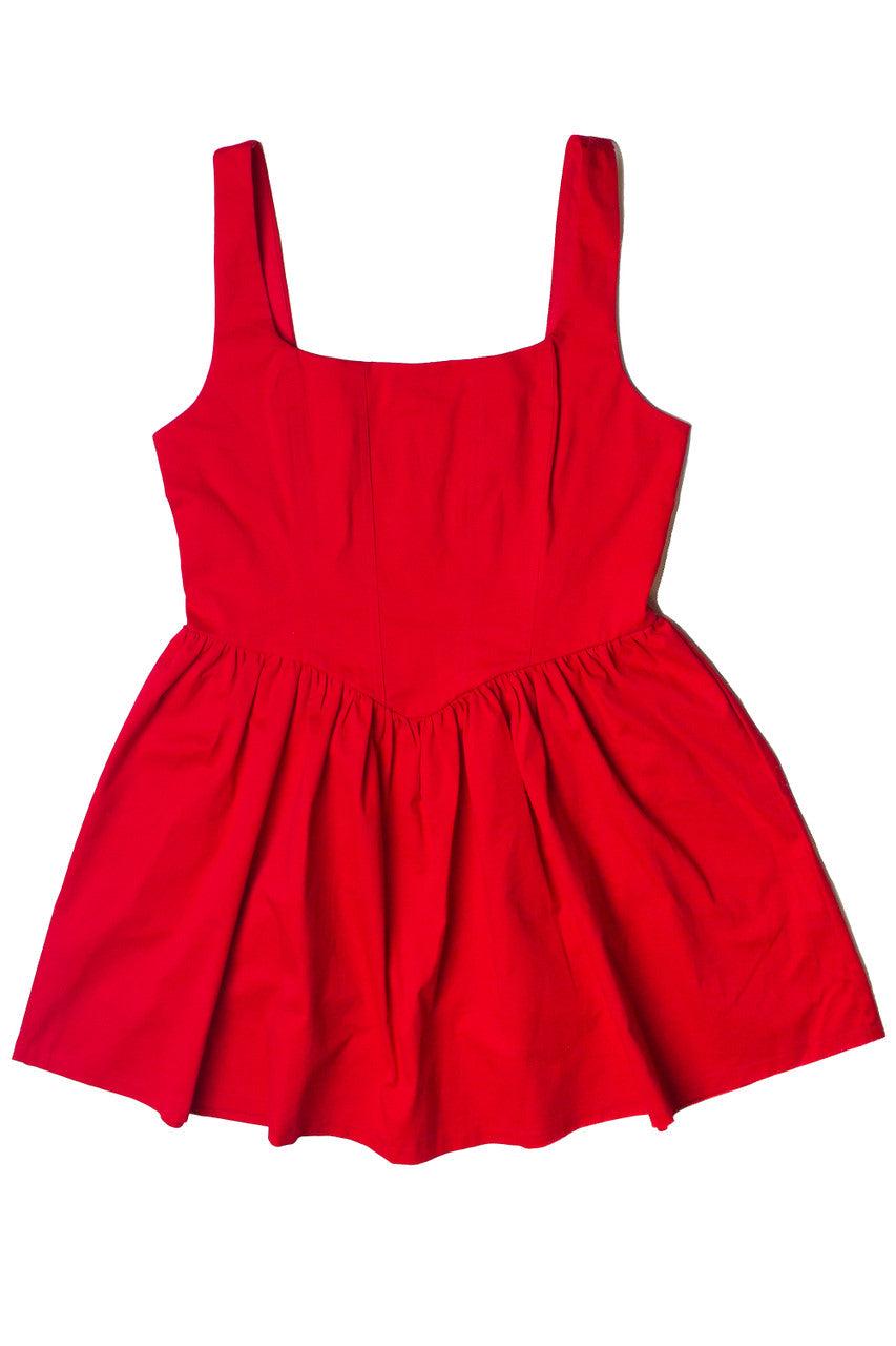 Fitted Bodice Mini Dress Product Image