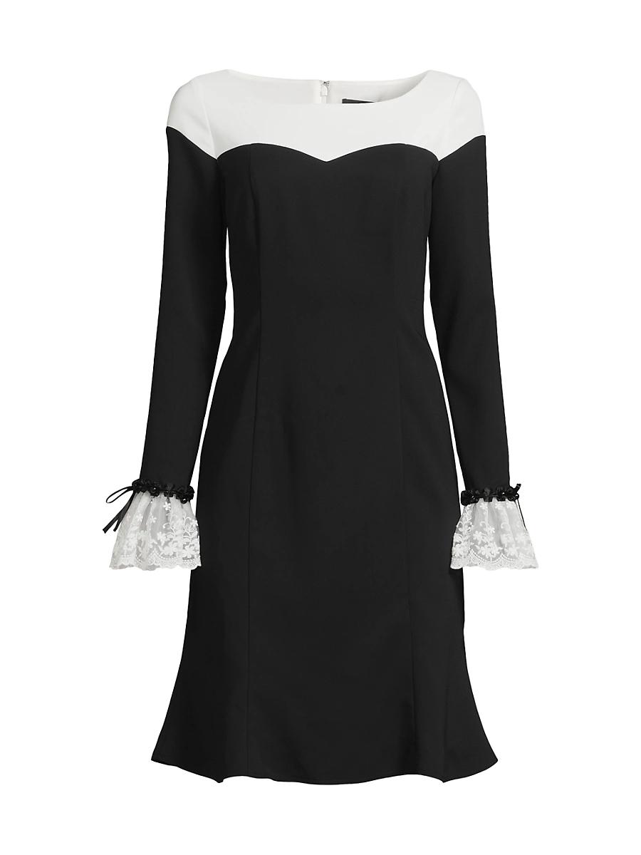 Womens Crepe A-Line Dress Product Image