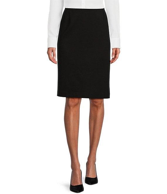 Preston & York Kelly Stretch Ponte Lined Pencil Skirt Product Image