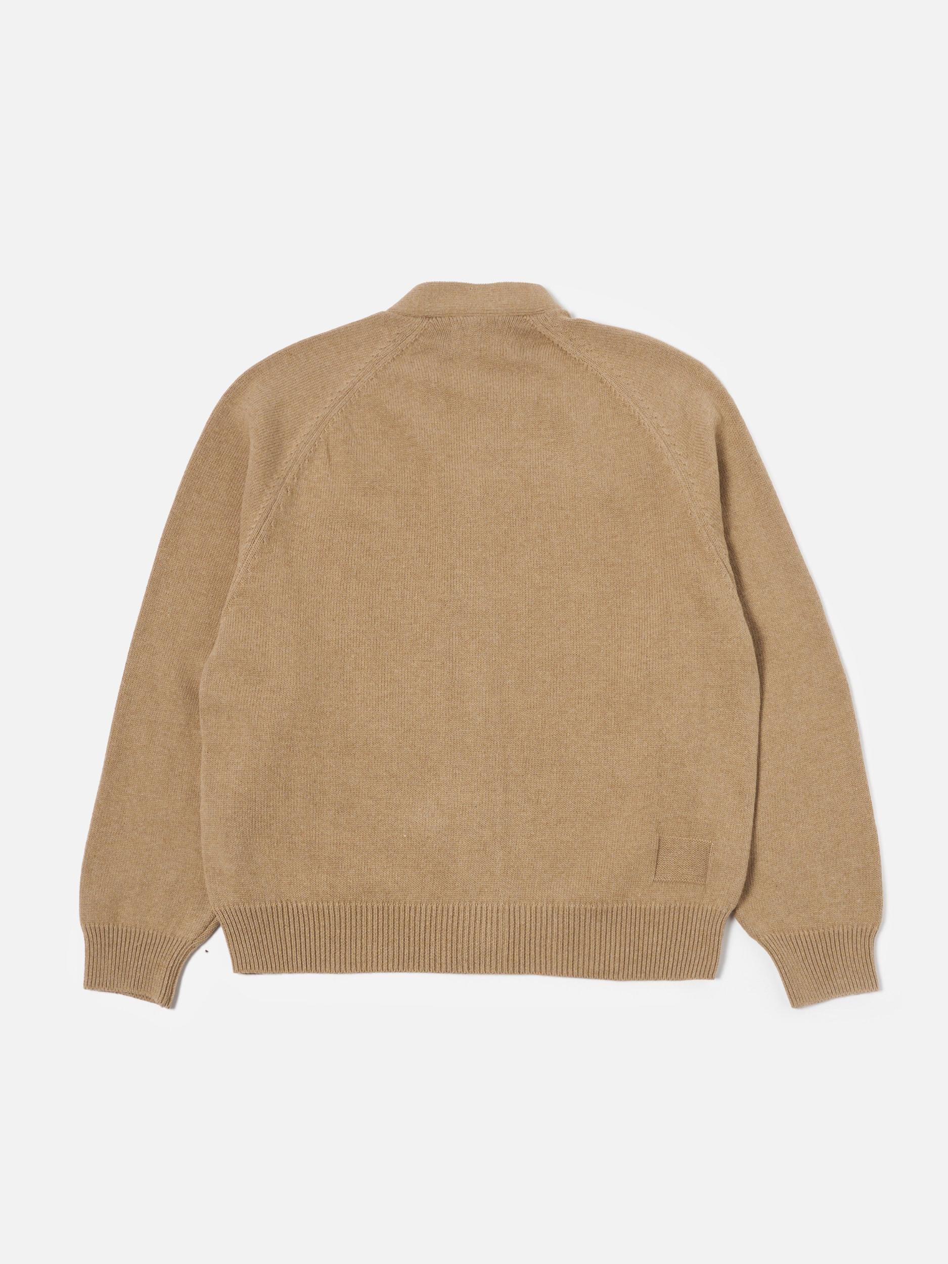 Sand Cotton Knit Pocket David Cardigan Product Image