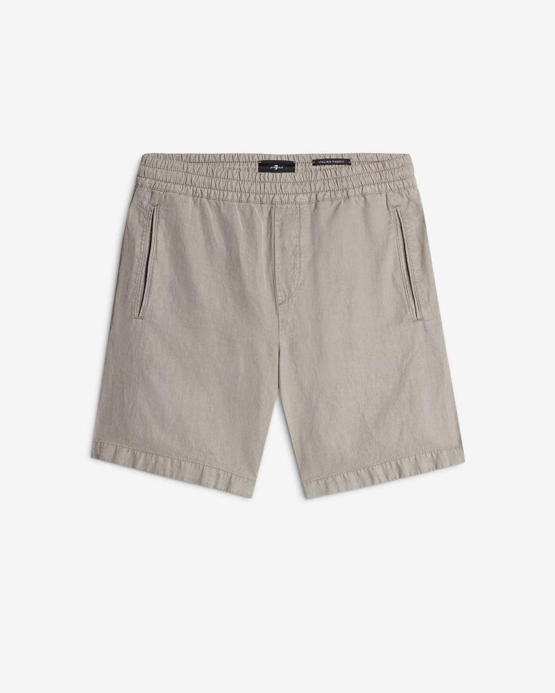 Linen Blend Jogger Short Product Image