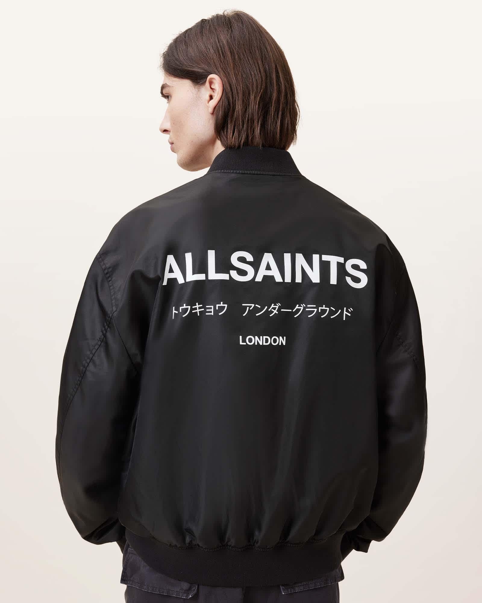 Underground Relaxed Fit Bomber Jacket Product Image
