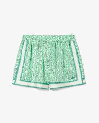 Fluid Monogram Print Shorts Product Image
