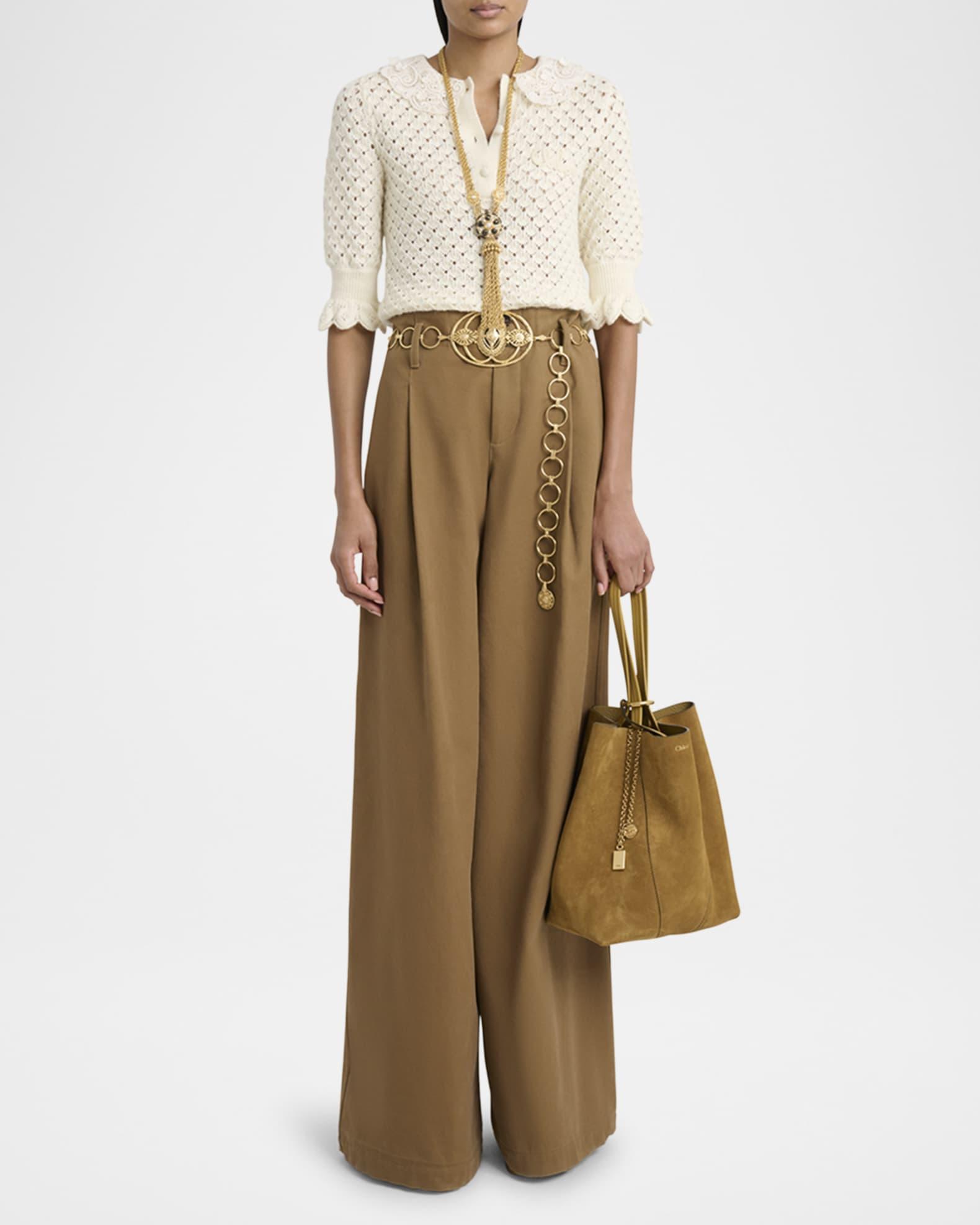 Spin Medium Tote Bag in Suede  Product Image