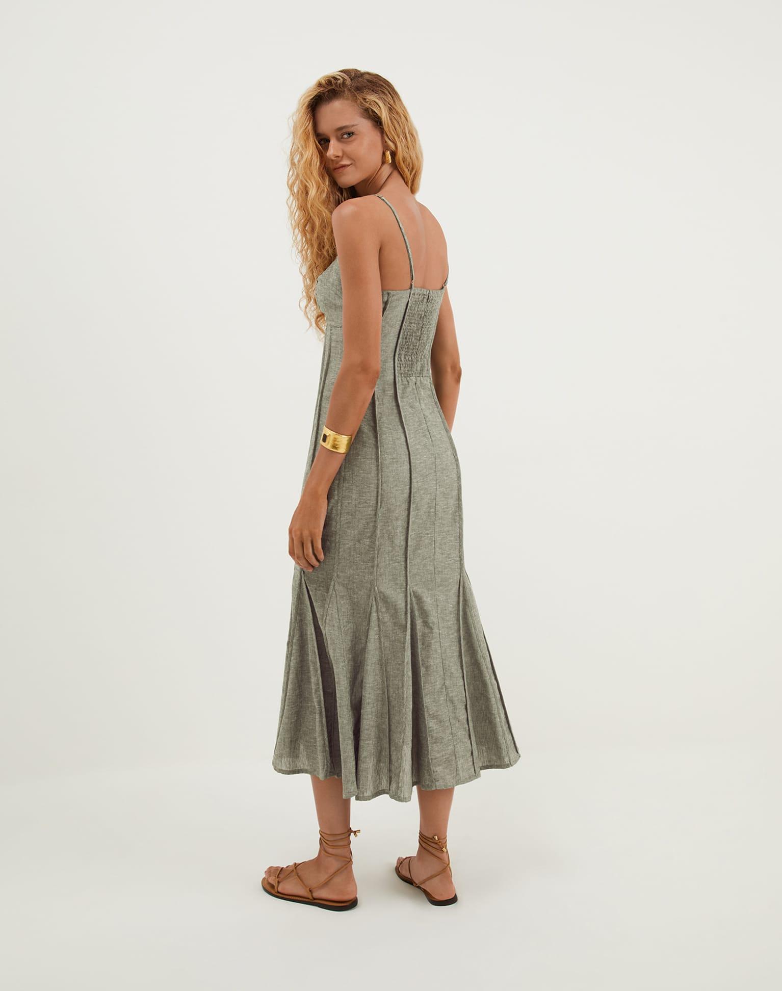 Josephine Midi Dress - Harbor Product Image