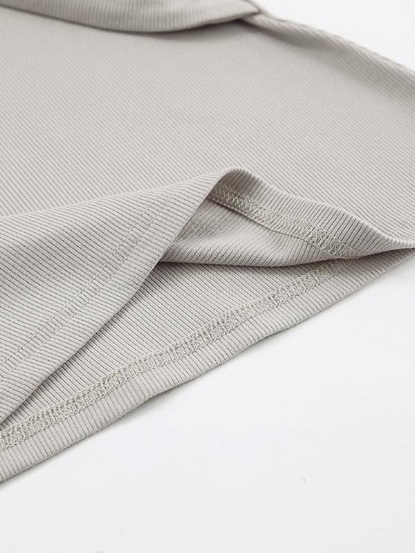 Off Shoulder Crossover Twist Front Long Sleeve Knit Product Image