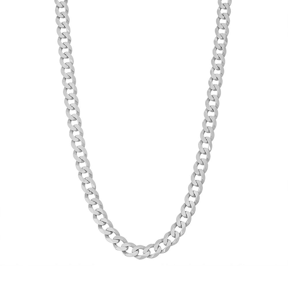 Giorgio di Vicenza Men's Sterling Silver Cuban Curb Chain Necklace, Size: 30", Gold Tone Product Image