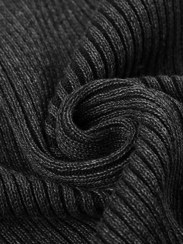 Street Letter Jacquard Half Zip Mock Neck Sweater Product Image