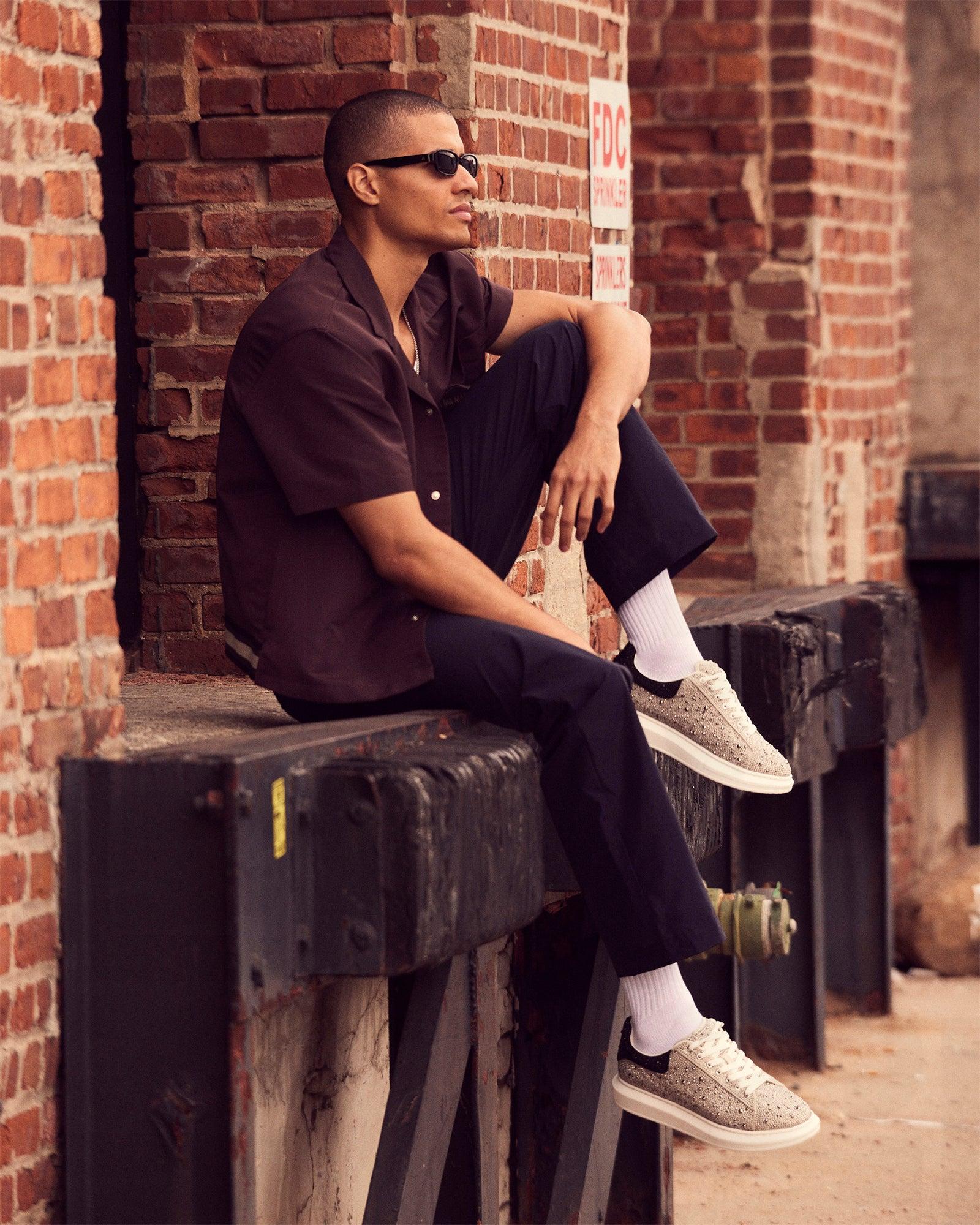 CASUAL HIGH CREW SOCKS IVORY Male Product Image