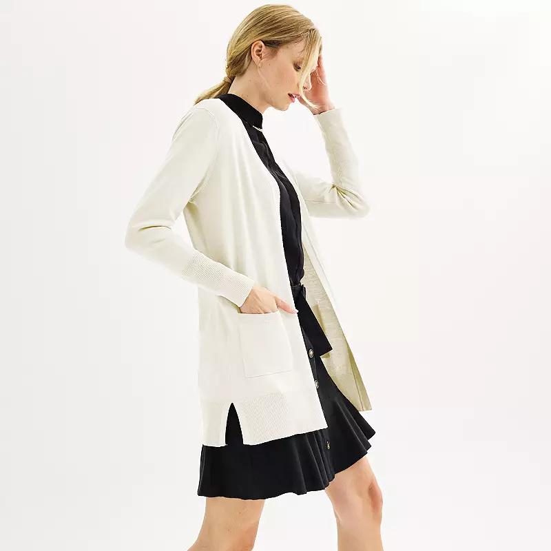 Women's Nine West Essential Open-Front Cardigan,  Product Image