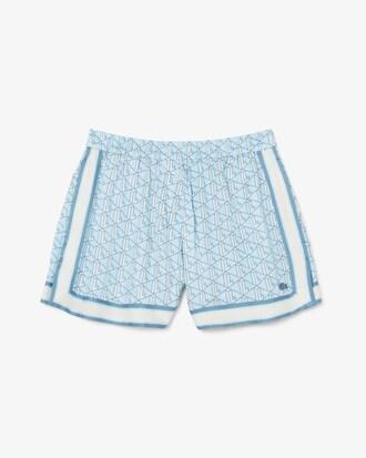 Fluid Monogram Print Shorts Product Image