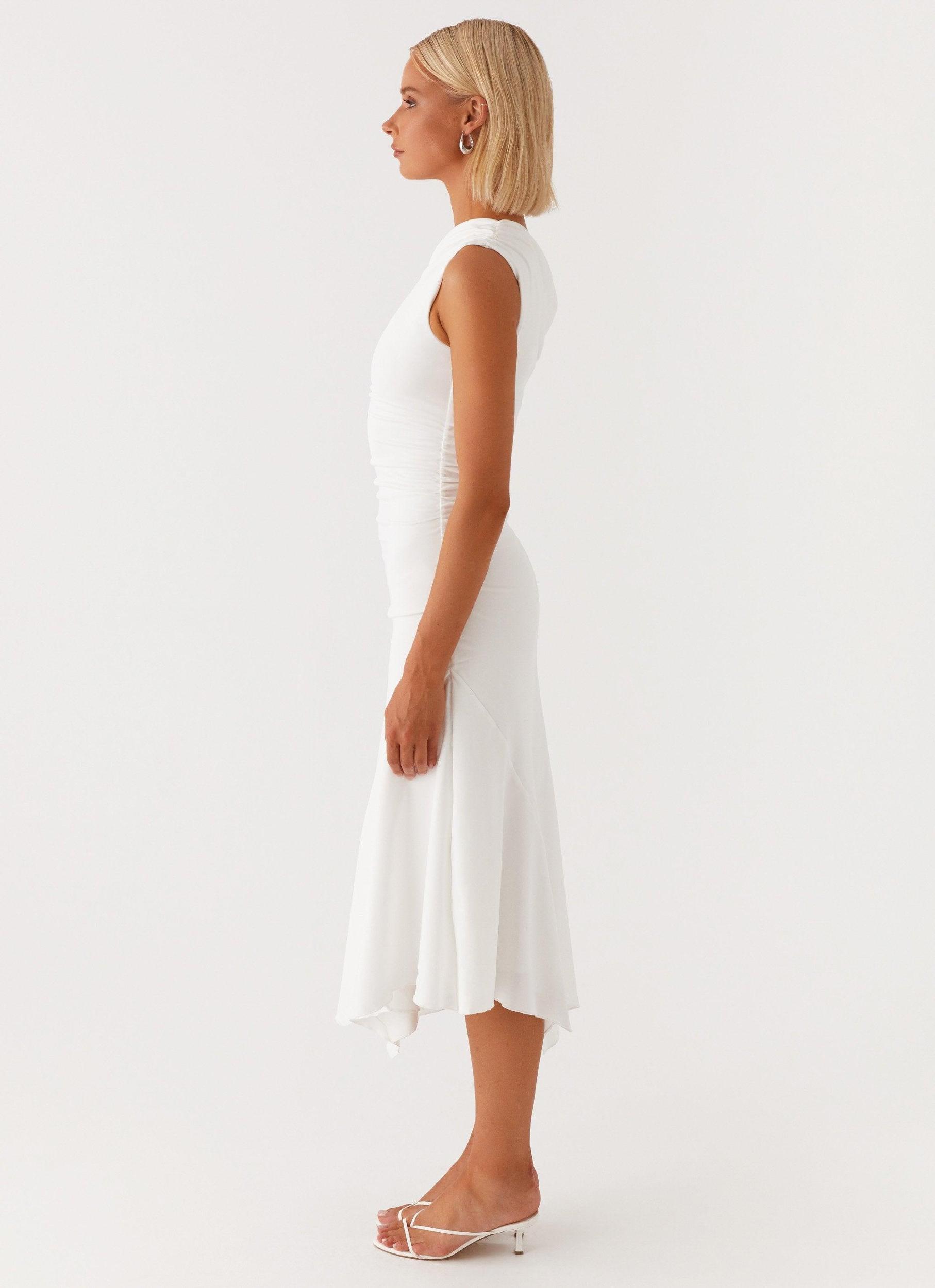 Byron Midi Dress - White Product Image