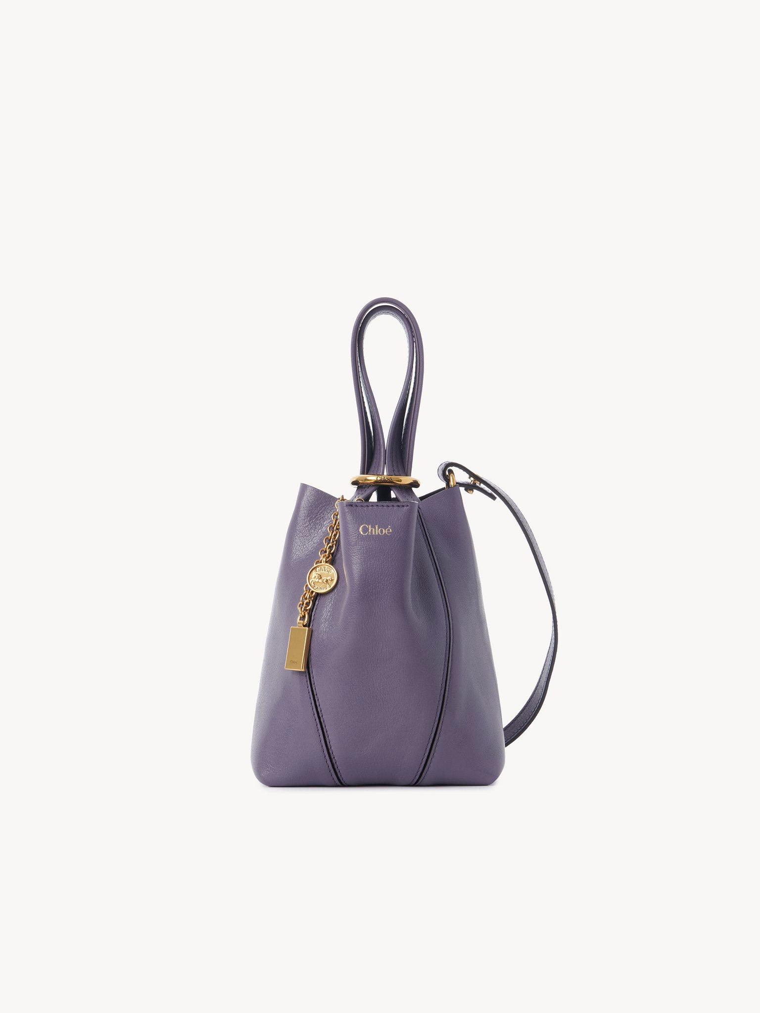 Small Chloé Spin tote bag in grained leather Product Image