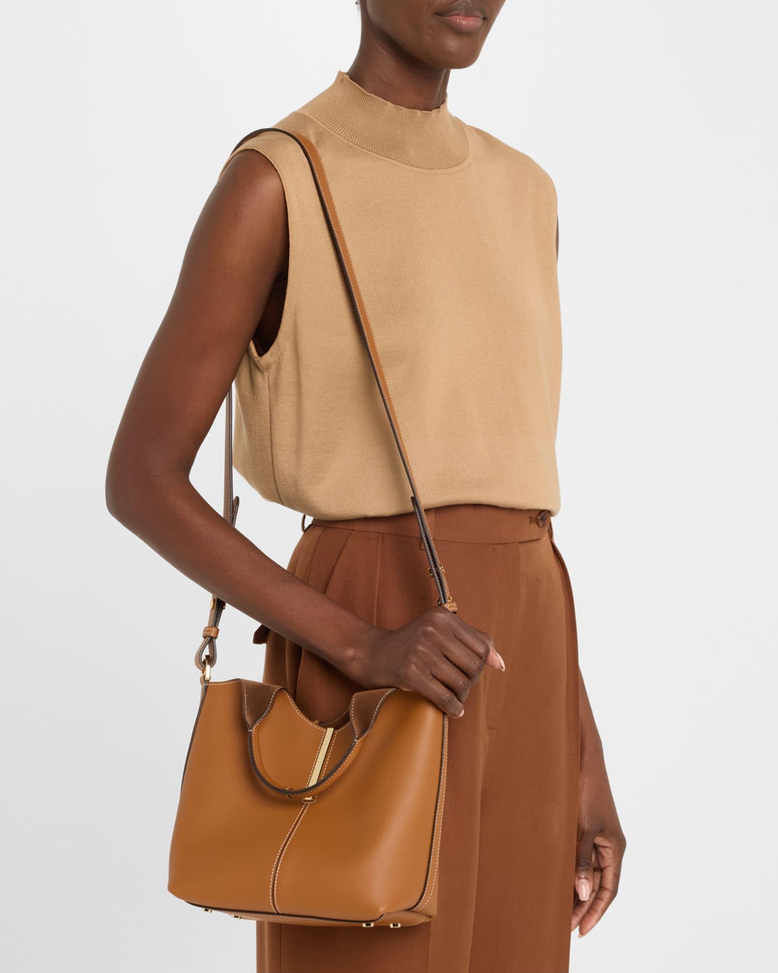 Mini Leather Tote Shopping Bag Product Image