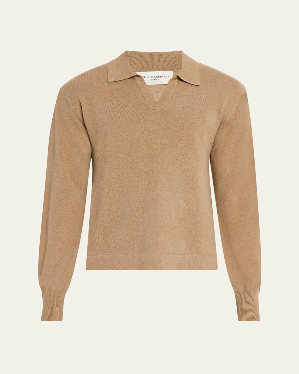 Mens Simone Cashmere Polo Sweater Product Image